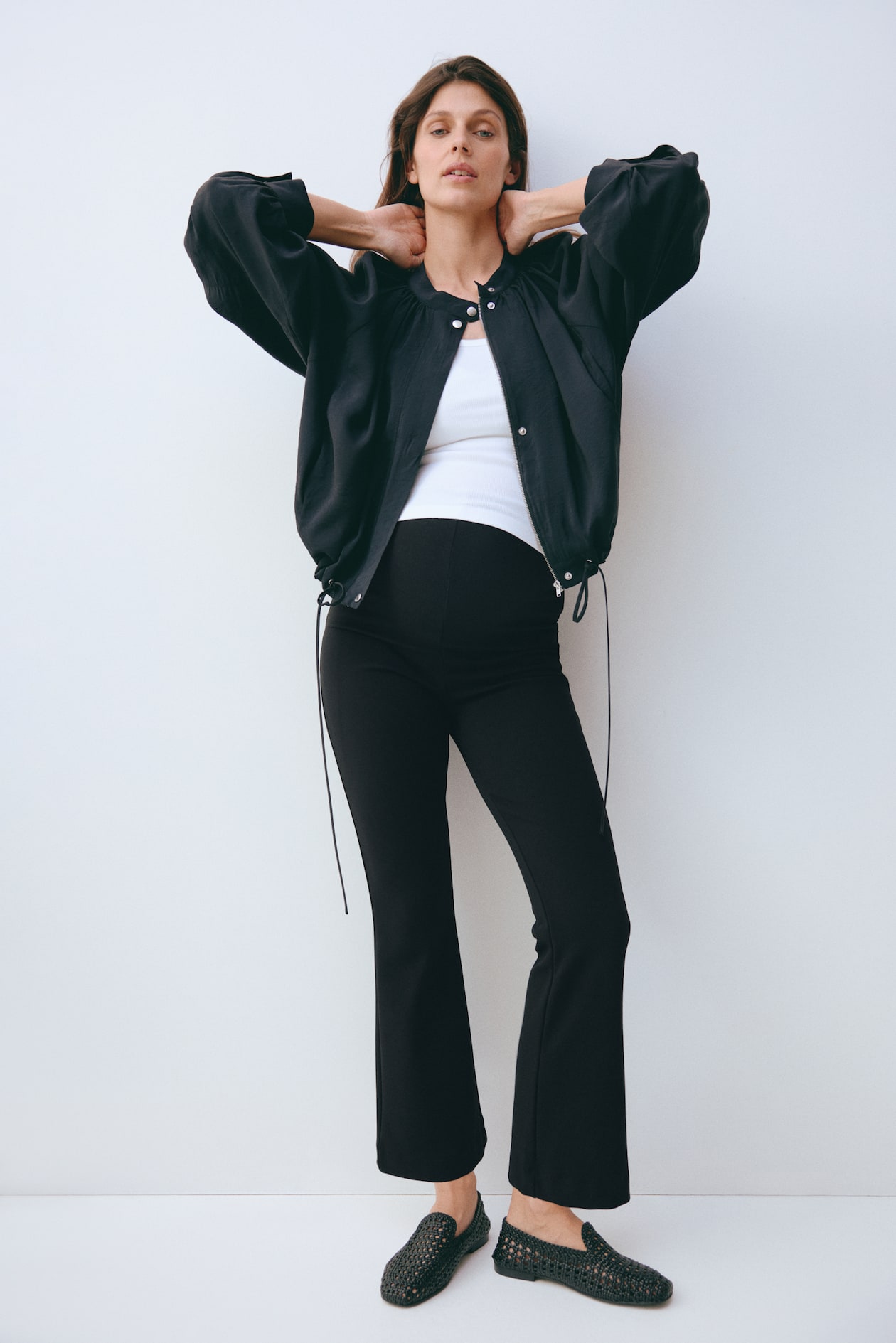 MAMA Flared Interlock Pants