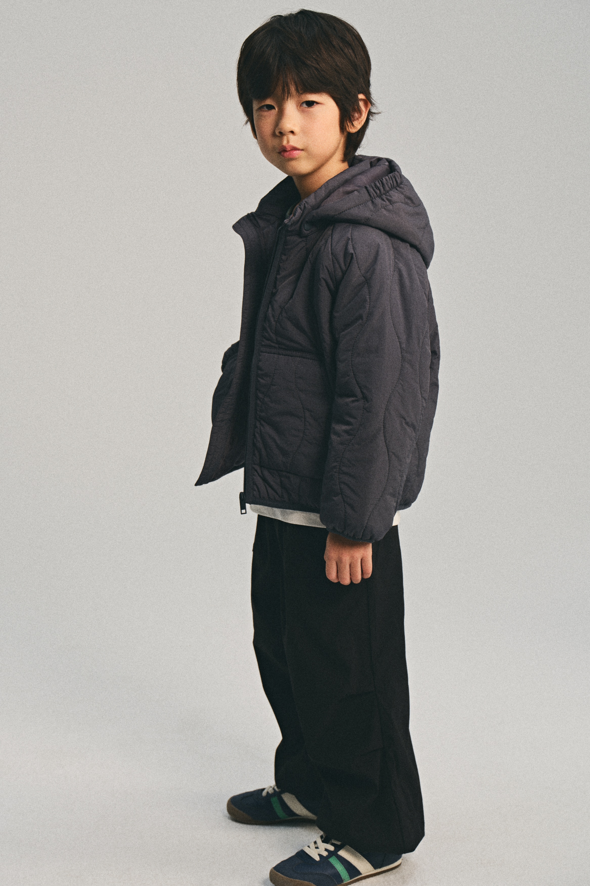 キルティングジャケット - ブラック - Kids | H&M JP