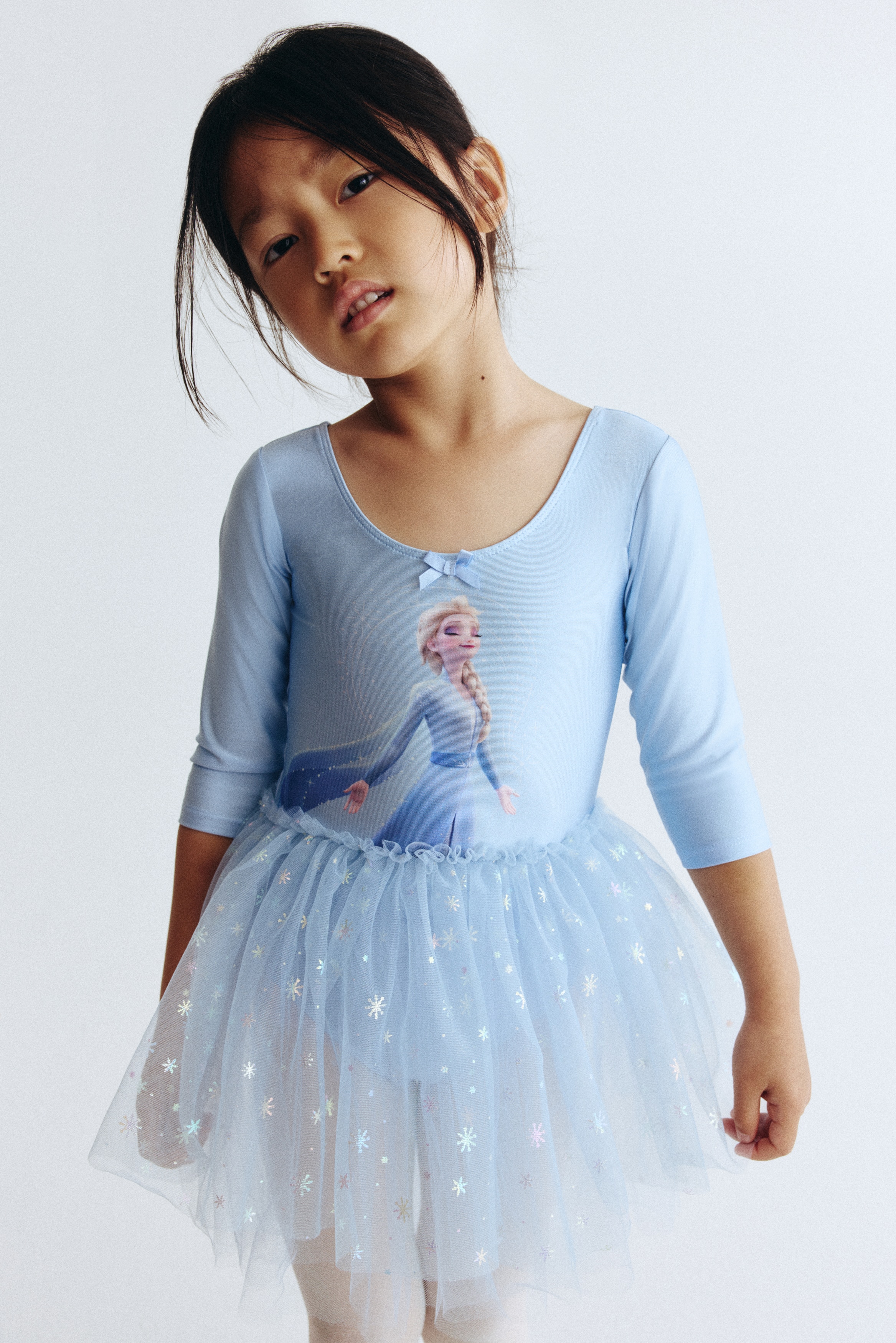 Girls - Light blue/Frozen Dance leotard with tulle skirt - Size: 8-10Y  - H&M