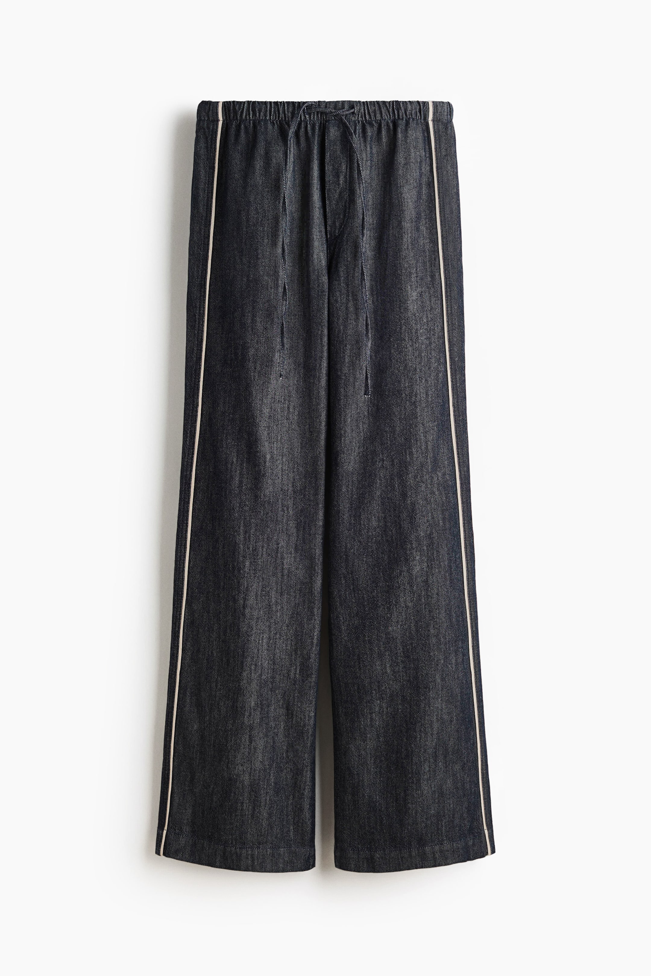 Denim Drawstring Pants