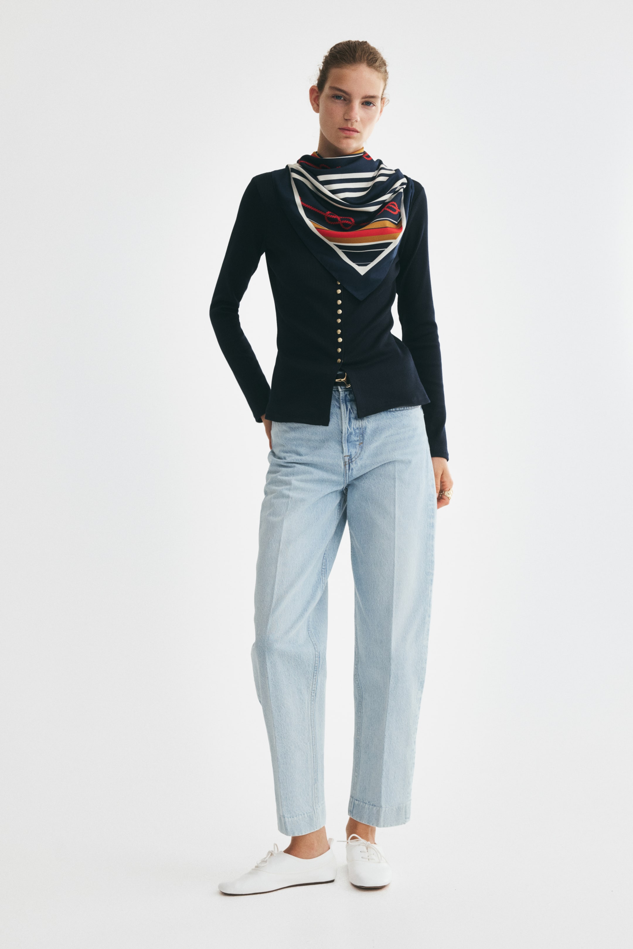 Rib-Knit Cardigan