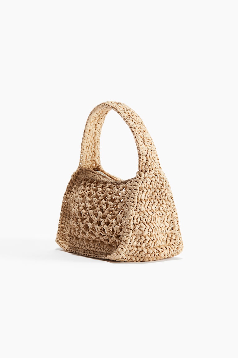 Straw handbag Beige Ladies H&M IN