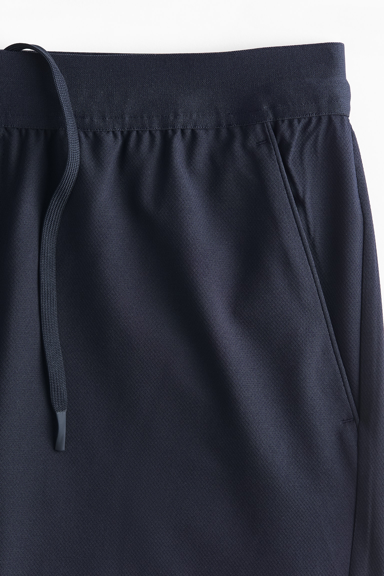 Regular Fit Sports shorts with DryMove™ - Dark blue/White/Dark brown - 3