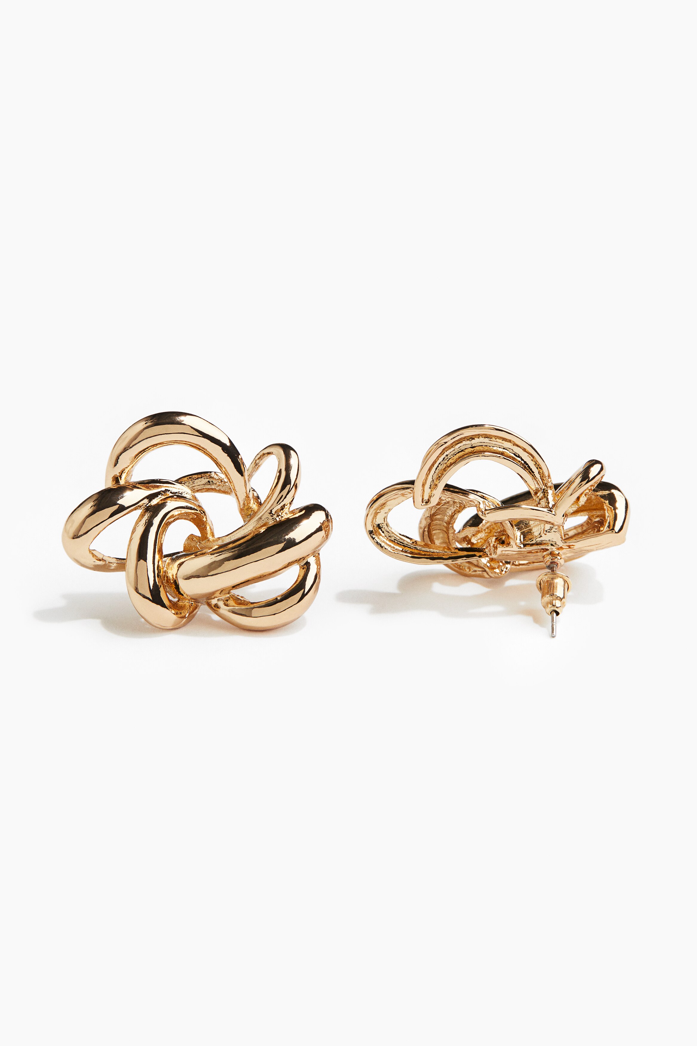 Intertwined earrings
