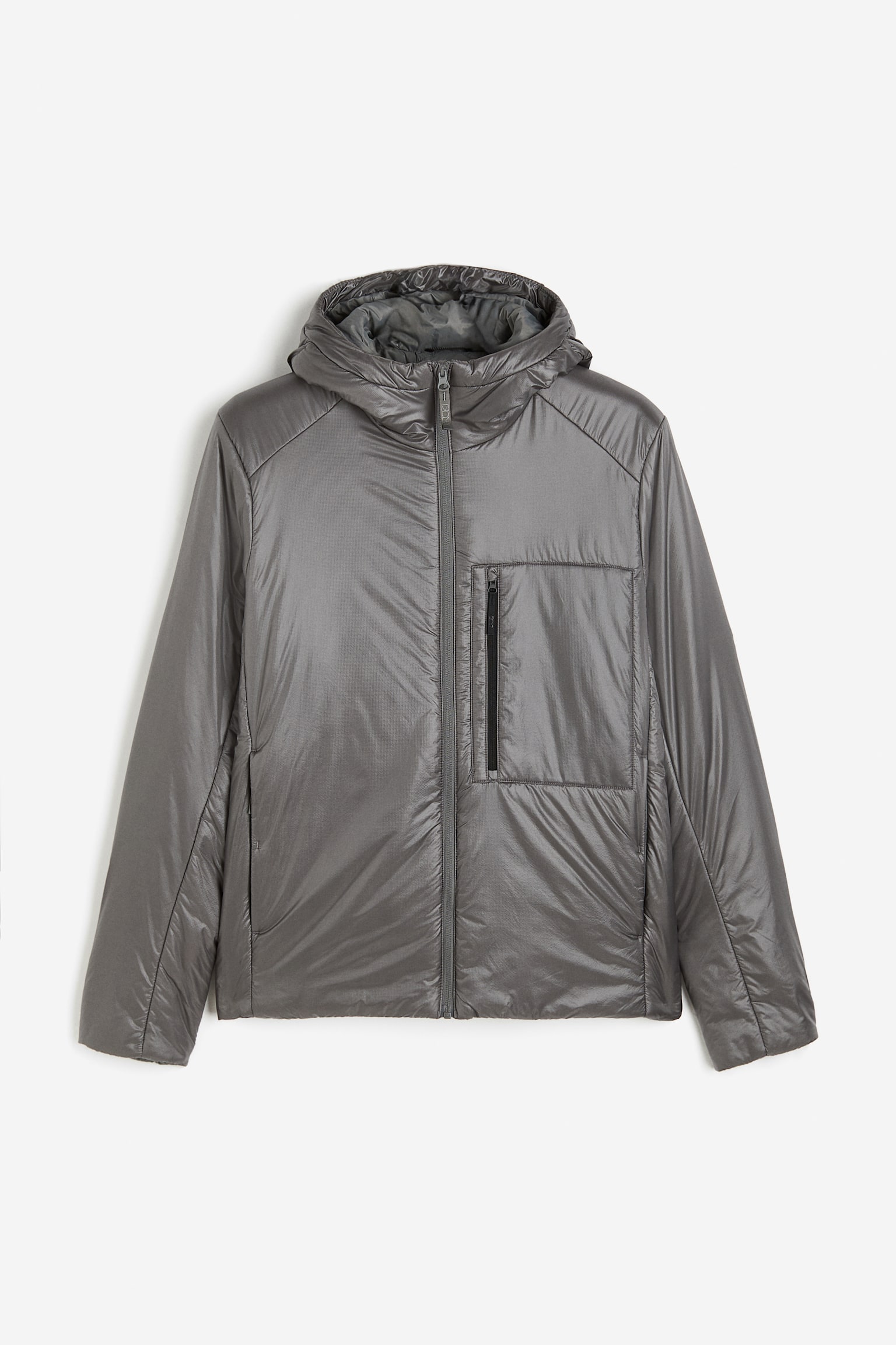 Regular Fit Insulated jacket in ThermoMove™ - Dark grey/Black - 2