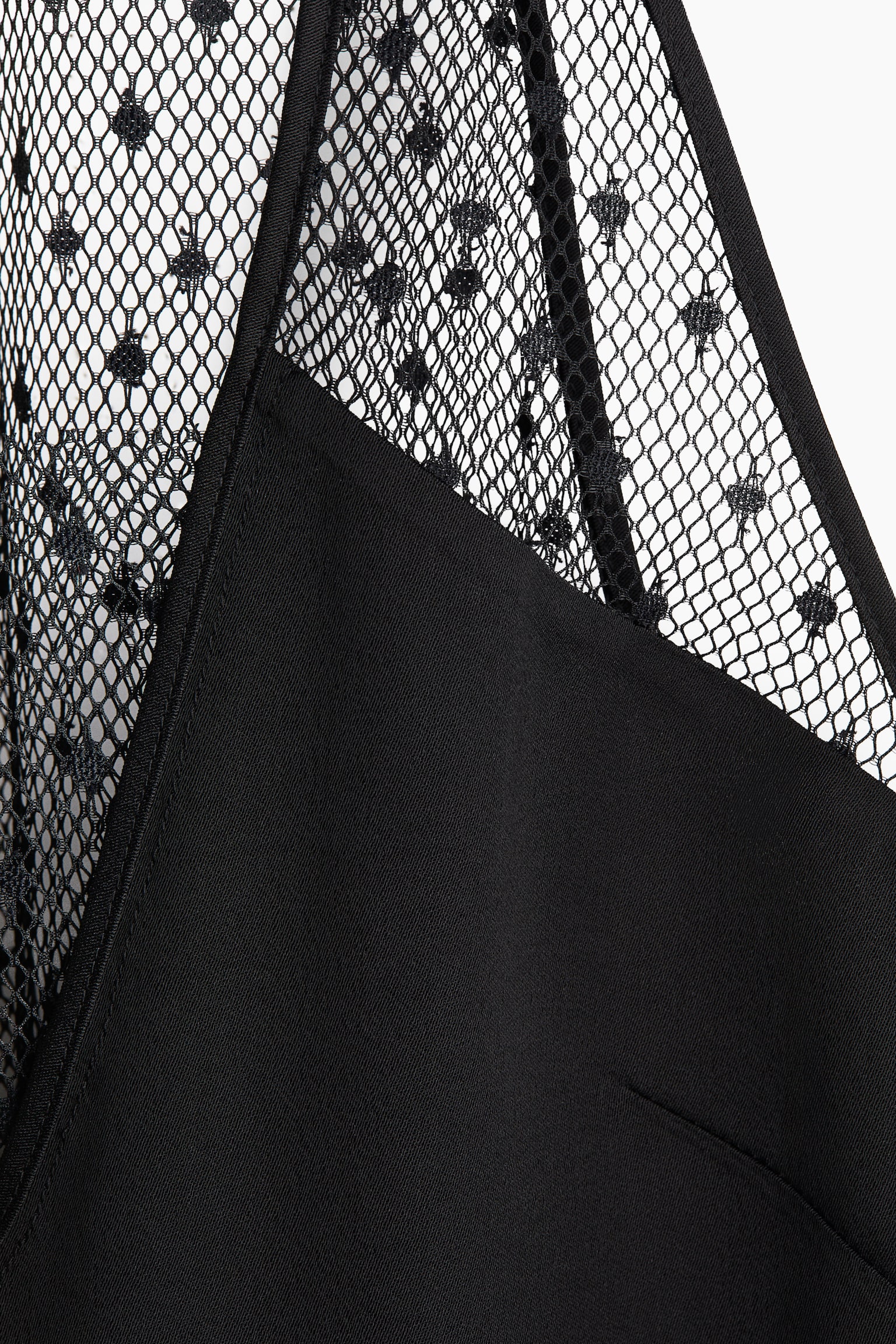 גופיית רשת - שחור - 5