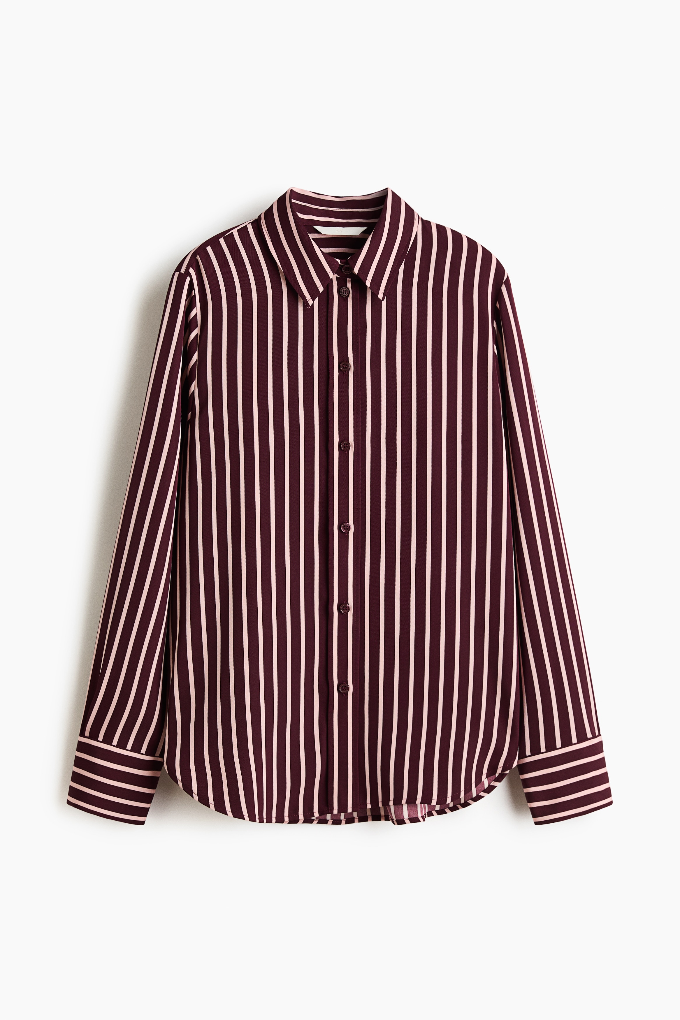 Camisa - Burdeos/Rayas rosa/Blanco/Negro/Azul marino/Rayas