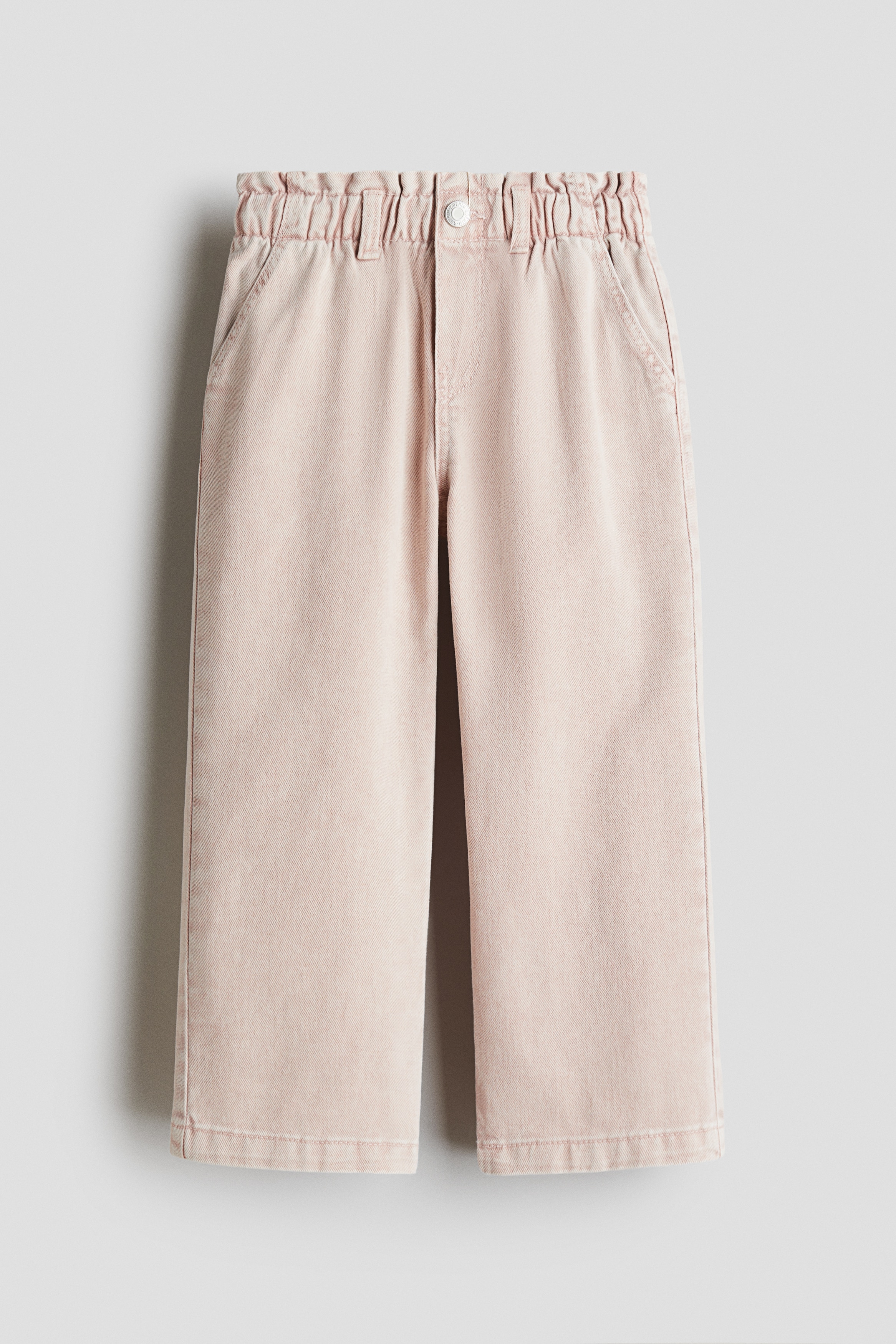 Wide Leg paper bag jeans - Light pink/Light pink/Light beige/Floral/Light pink/Light khaki green/Denim grey/Denim blue/Light denim blue/Denim blue