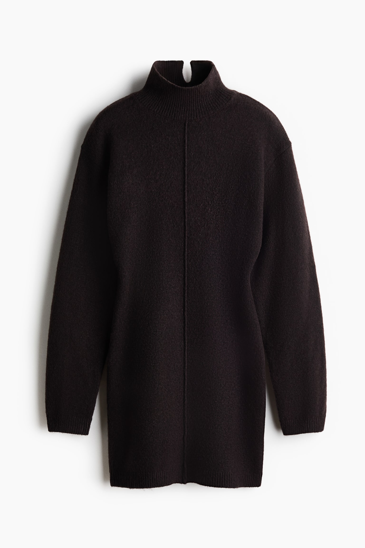Knit Mock Turtleneck Dress