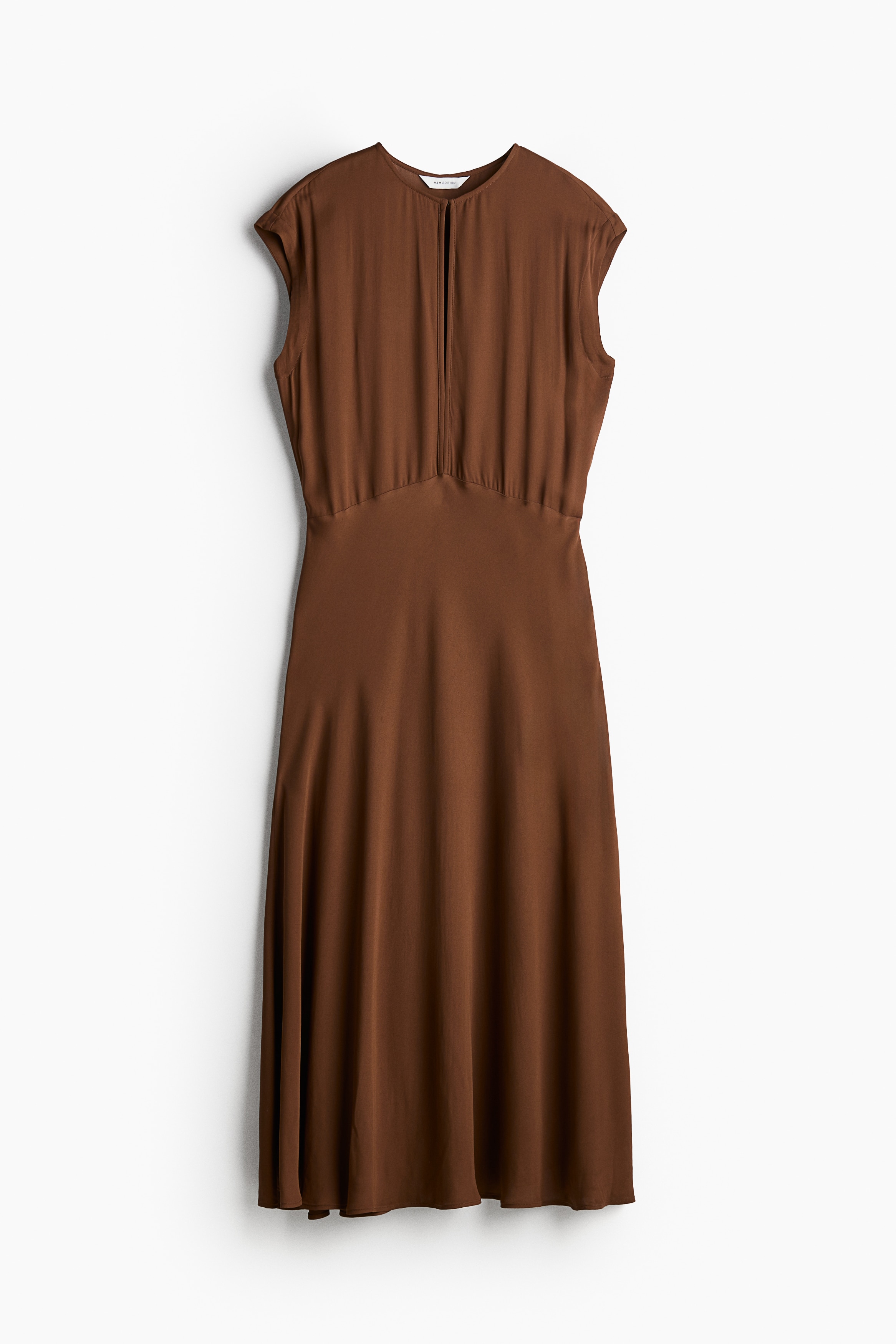 Signore - Marrone Abito con gonna a ruota - Size: L  - H&M