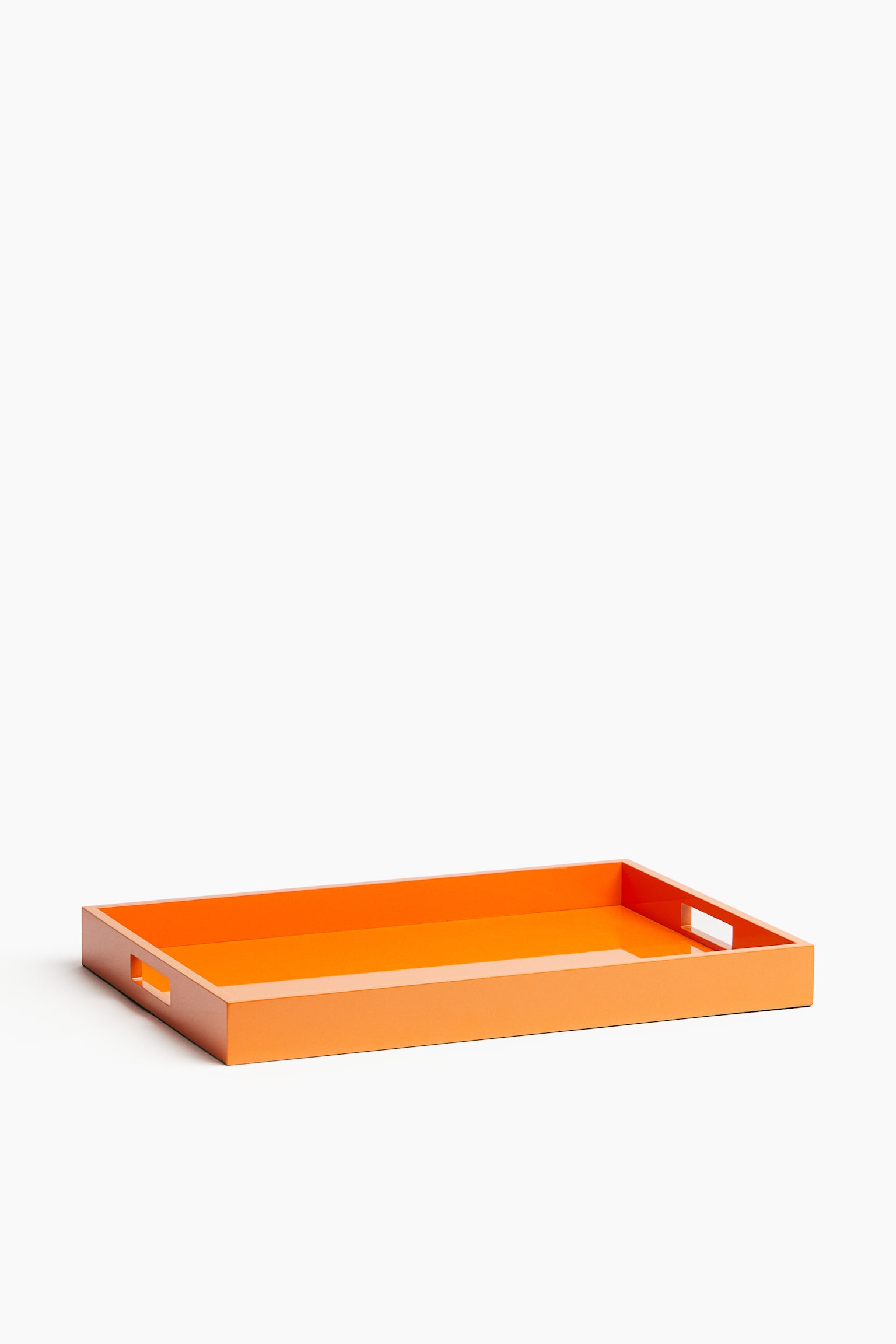 Lacquered tray - Orange - 1