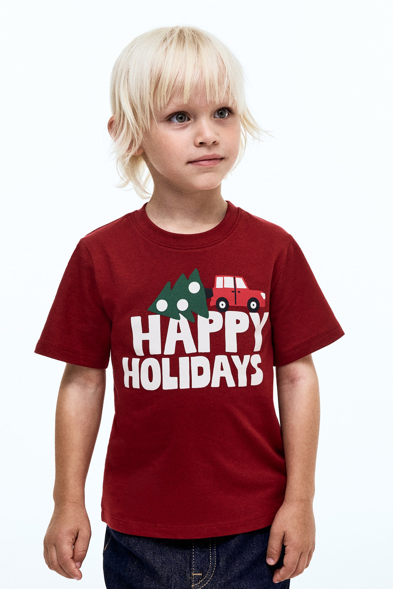 Printed T-shirt - Red/Happy Holidays/Light blue/patterned/Light beige/New York/Dark green/dinosaur/Navy blue/Arizona/Dark blue/Skate Club/Beige/striped/Light gray melange/92/Light brown/Roaming/Blue/Soho/Dark blue/Saturnus/Green/Tyrannosaurus rex/Black/skeleton/White/Exploring Our Galaxy - 4