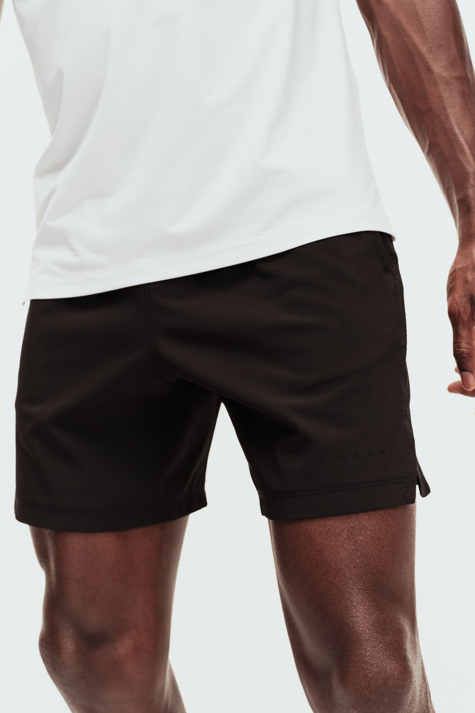 Мужские шорты H&M Move Sports with DryMove™, цвет: Чёрный — фото 3