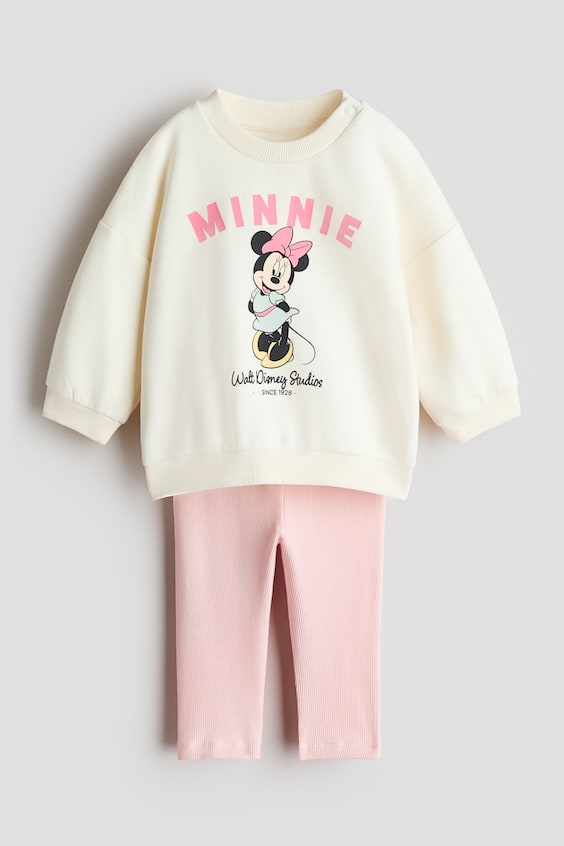 Детские топы H&M 2-Piece Sweatshirt and Leggings Set