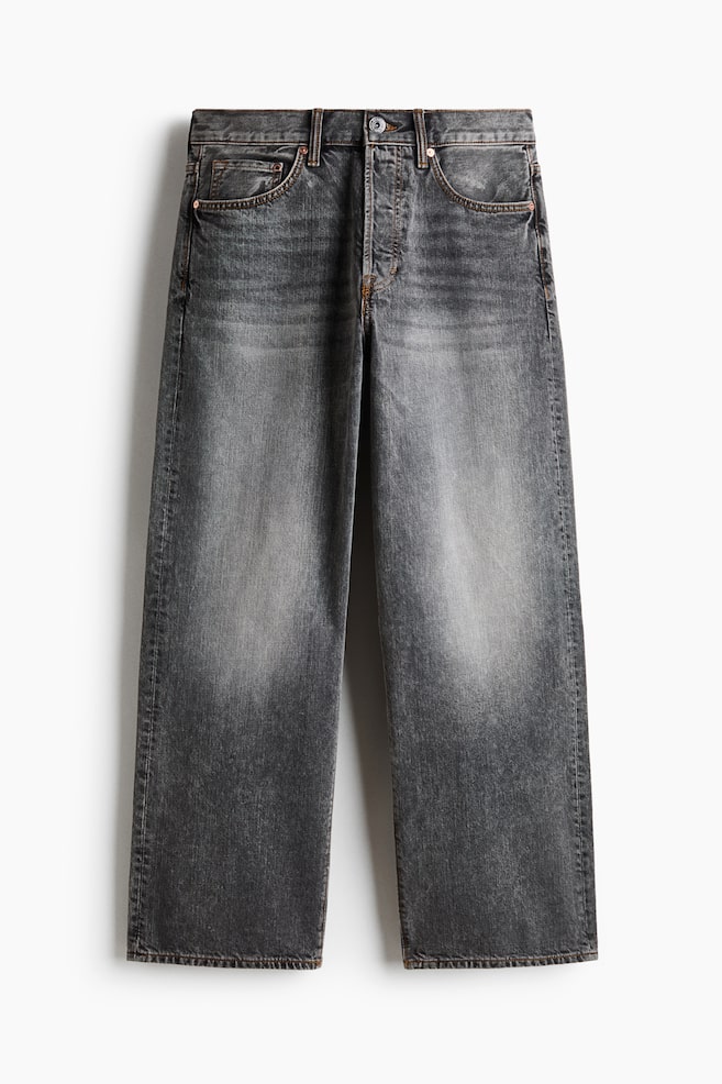 Loose Jeans - Denim gray/Denim black/Denim blue/Dark brown/Light denim blue - 1
