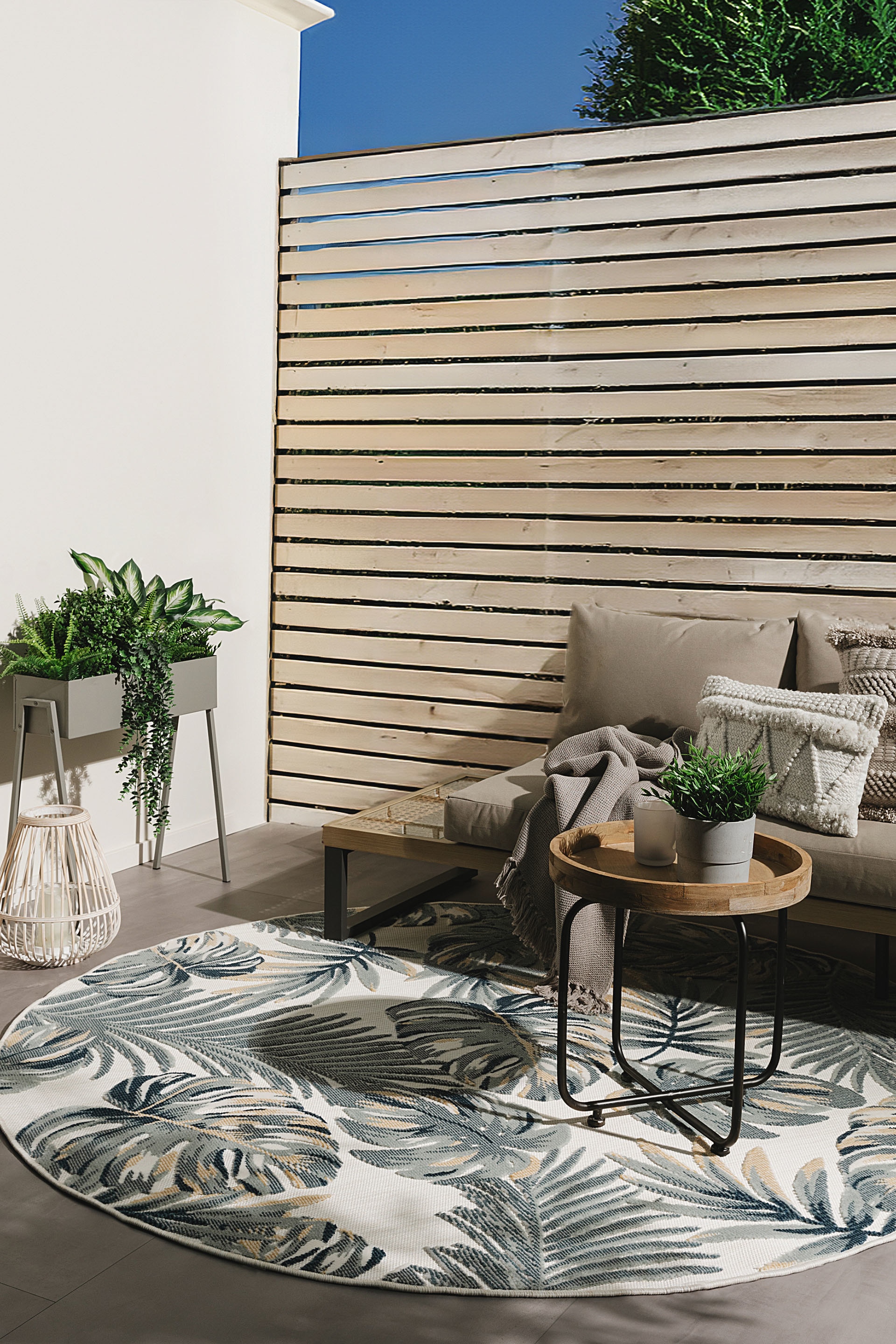 Sisä- Ja Ulkotiloissa Käytettävät Matot Flora - Monivärinen