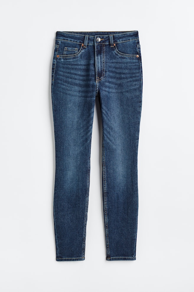 Skinny High Jeans - Denimblå/Sort/Lysegrå/Sort/Grå/Grå/Hvid/Lys denimblå/Brun/Denimblå/Mørk denimblå - 2
