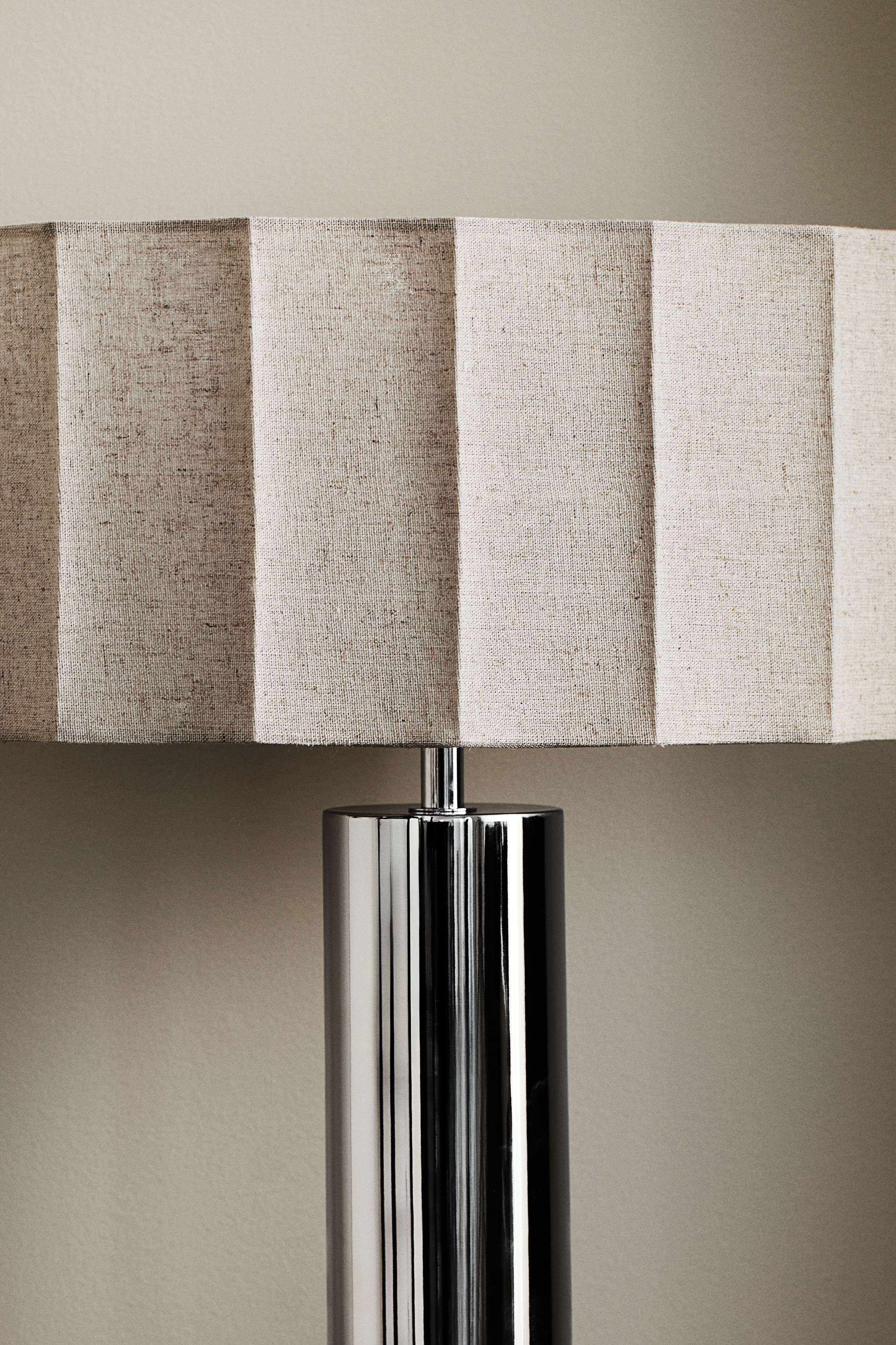 Lampskärm i linne - Ljusbeige