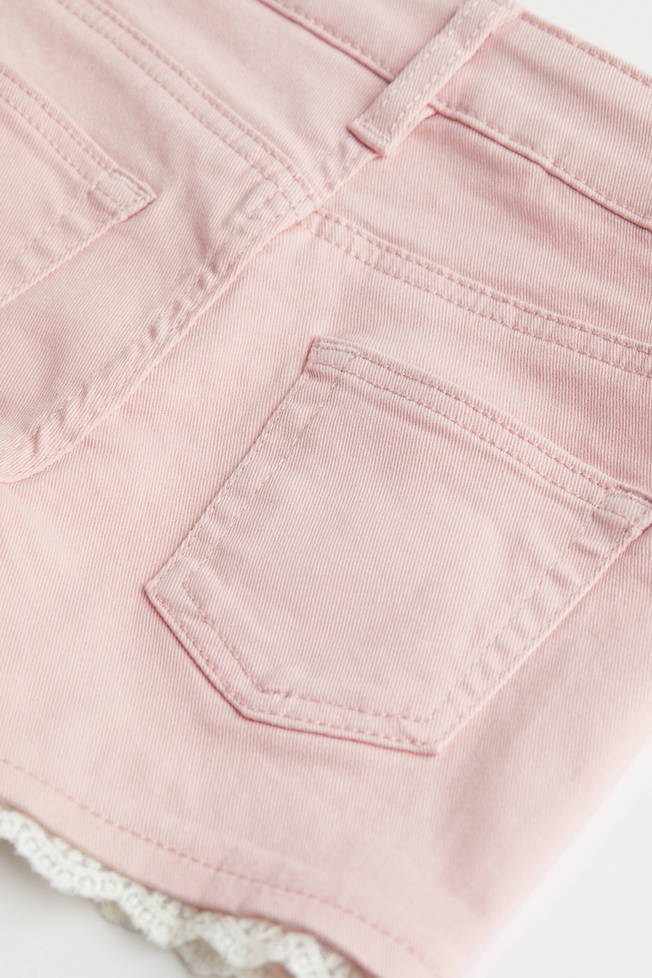 Scallop Short - Light Pink Twill main image 0