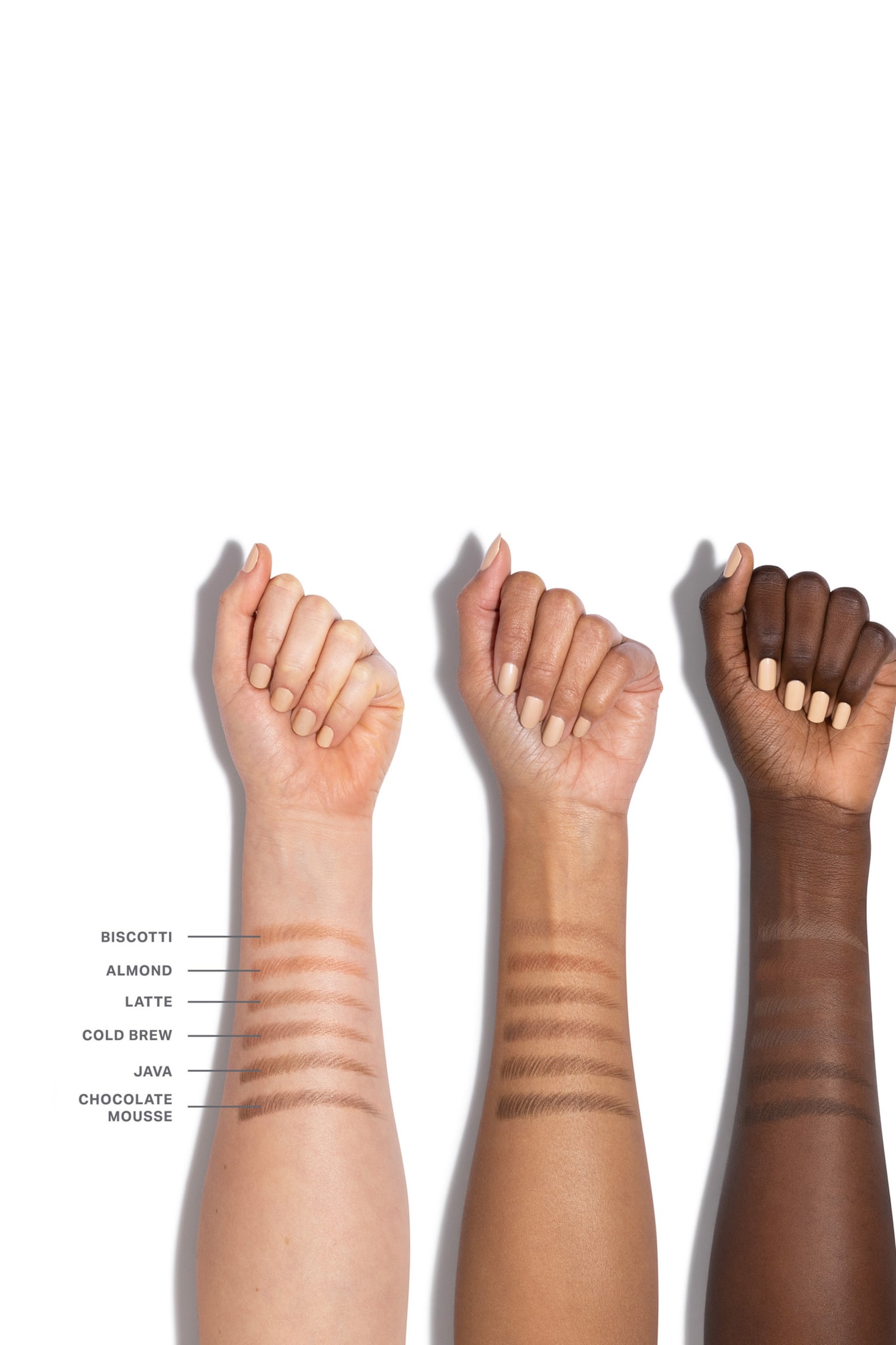 Nano Brow Pencil - Almond/Cold Brew/Latte/Chocolate Mousse/Java/Biscotti - 5