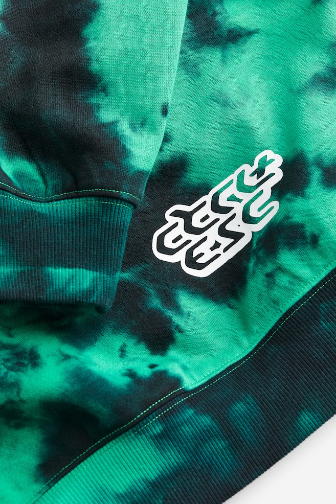Motif-detail sweatshirt - Green/Tie-dye/Beige/New Champs/Black/Oakland - 5