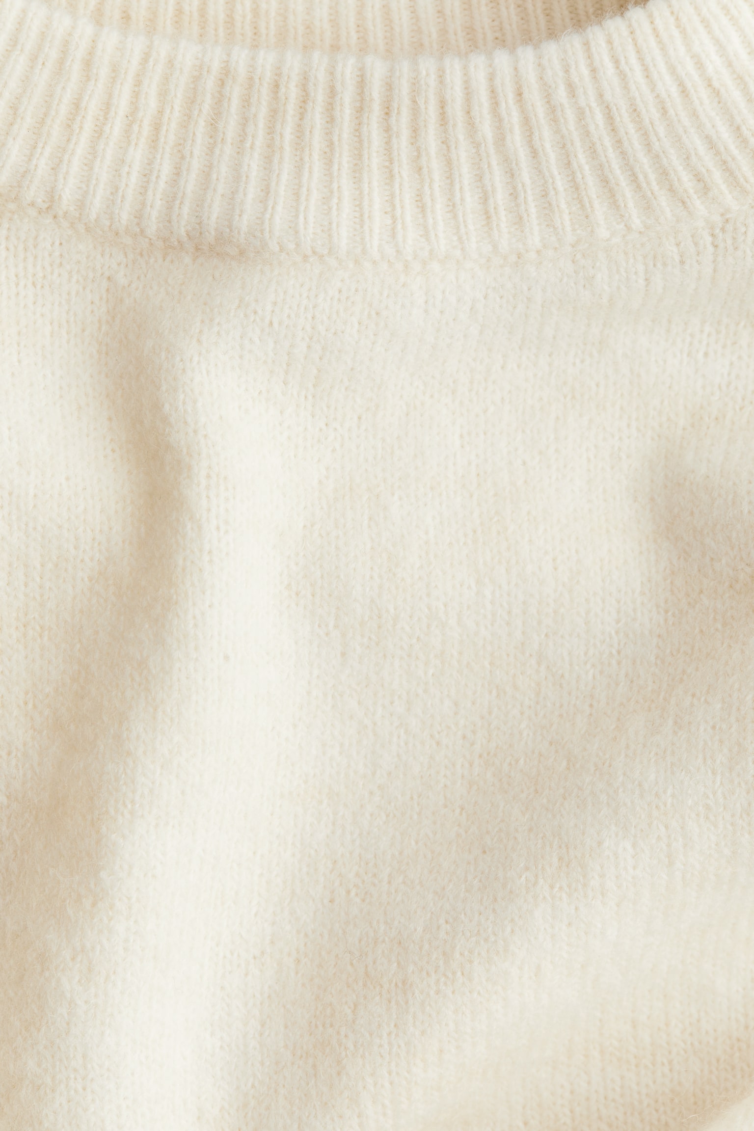 Knitted jumper - Cream/Black/Dark grey marl/Red/Light beige marl/Cream/Black striped - 6