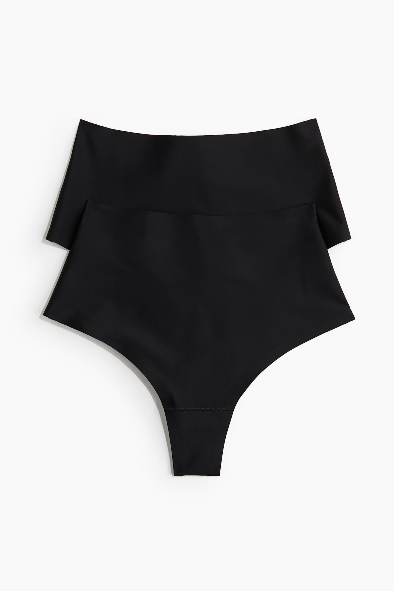 Women's Black 2-pack Light Shape Brazilian Briefs | H&M GB
