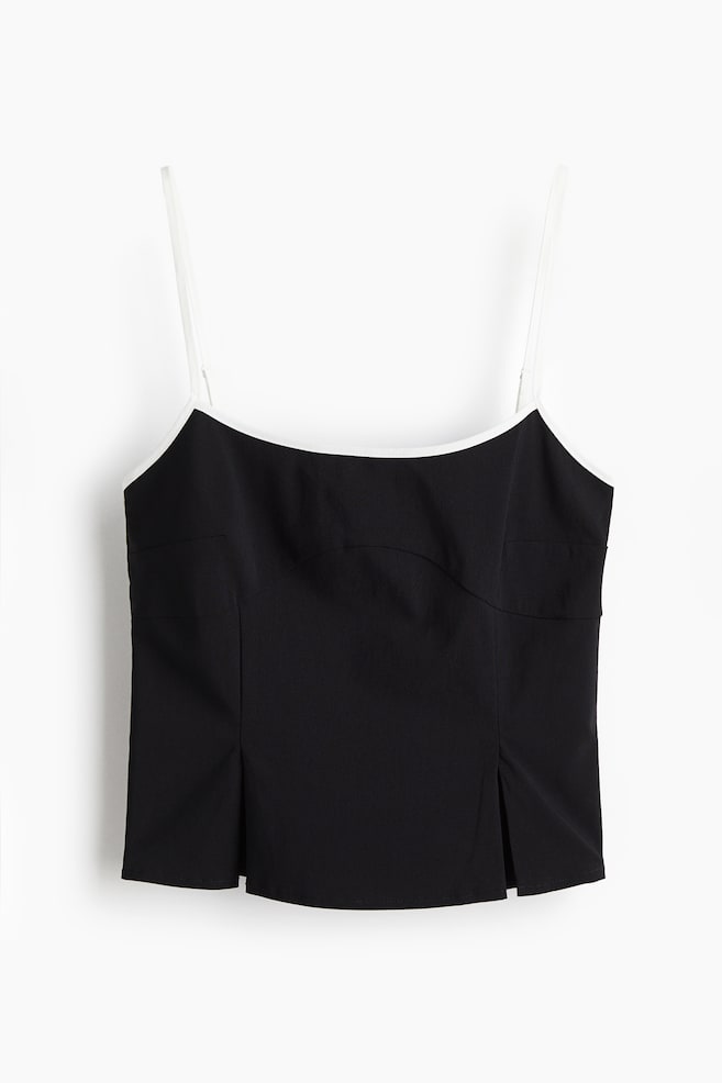 Strappy Top - Black/Black/Gray - 1