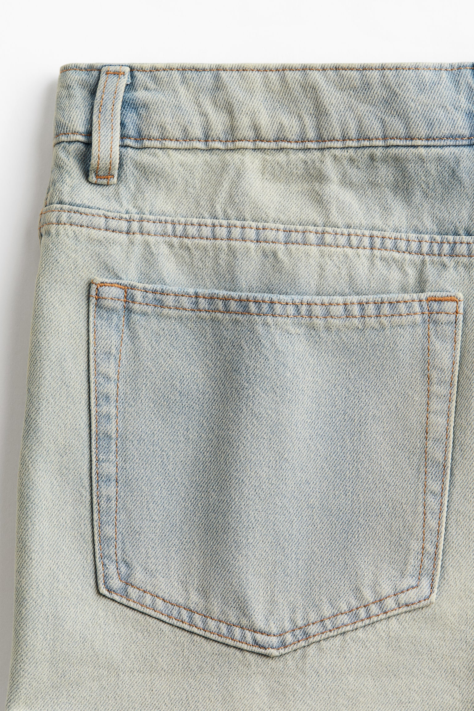 Low Denim shorts - Denim blue/Light denim blue/Light beige/Black/Light denim blue - 7