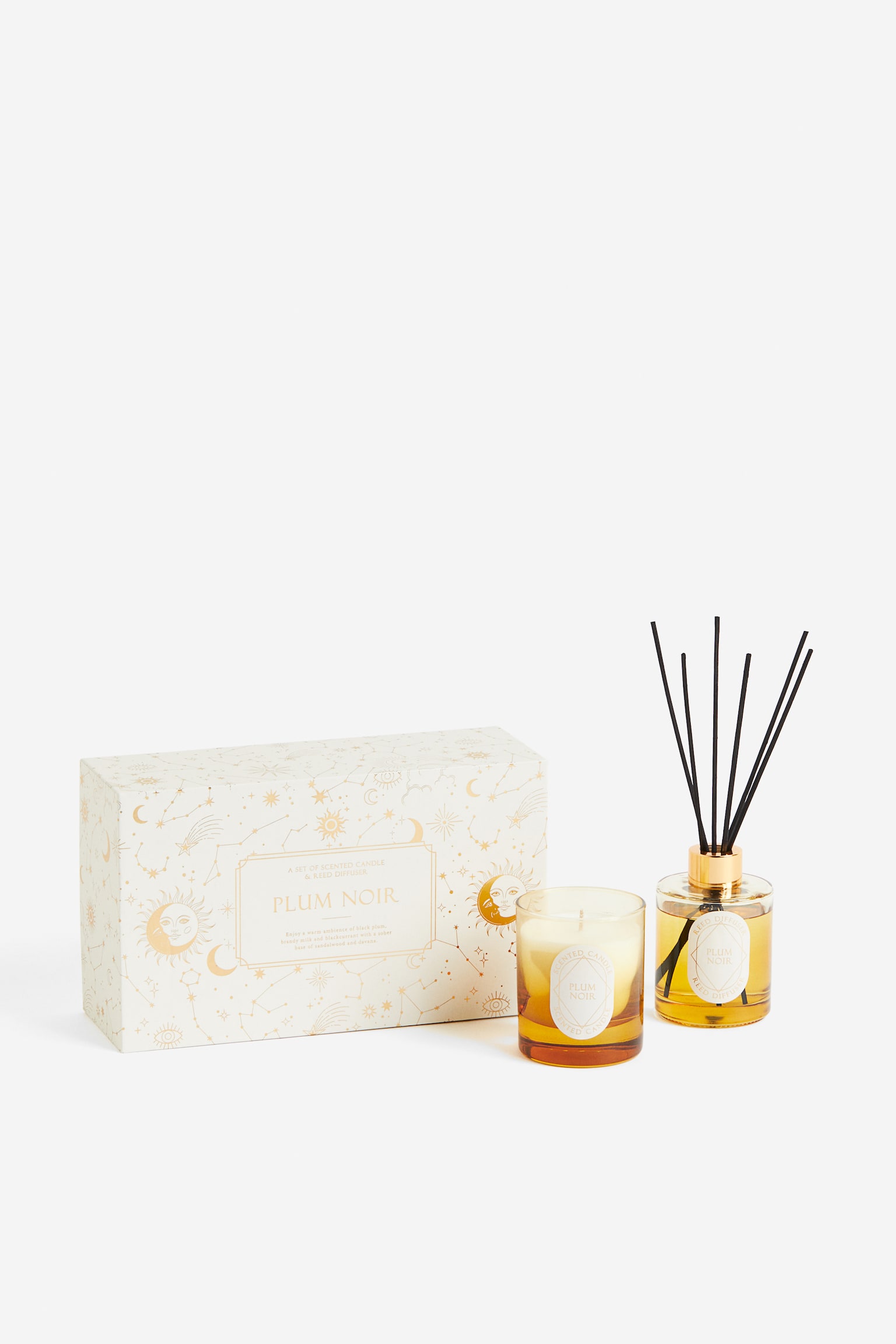 Scented candle and diffuser - Gold-coloured - 1