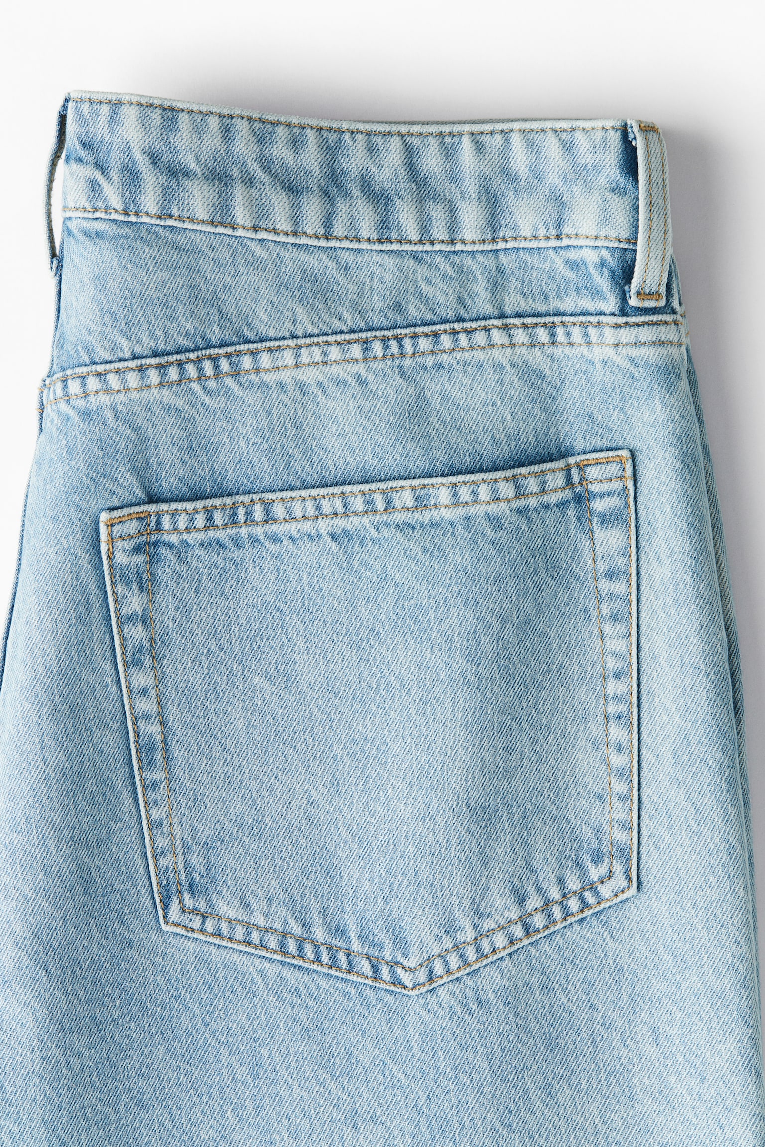 Baggy Wide Low Jeans - Light denim blue/Dark denim blue/Dark denim blue - 8