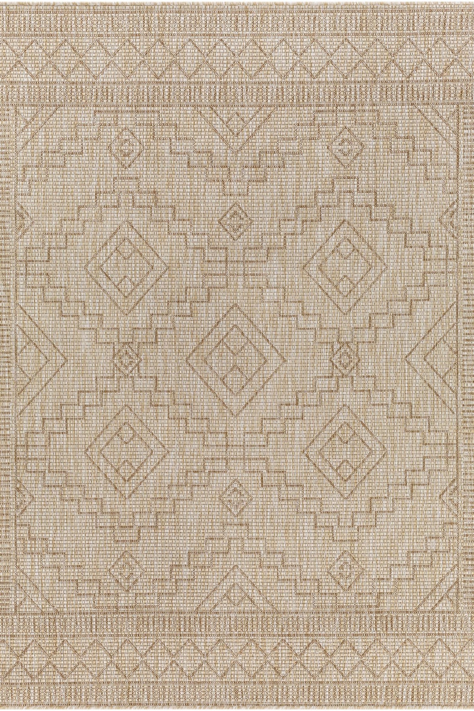 Tricia In- /outdoor Jute-look Area Rug - Tan, Beige