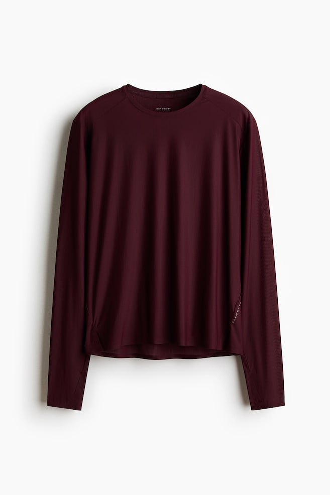 Sports top with DryMove™ - Cherry red/White/Blush/Black - 1