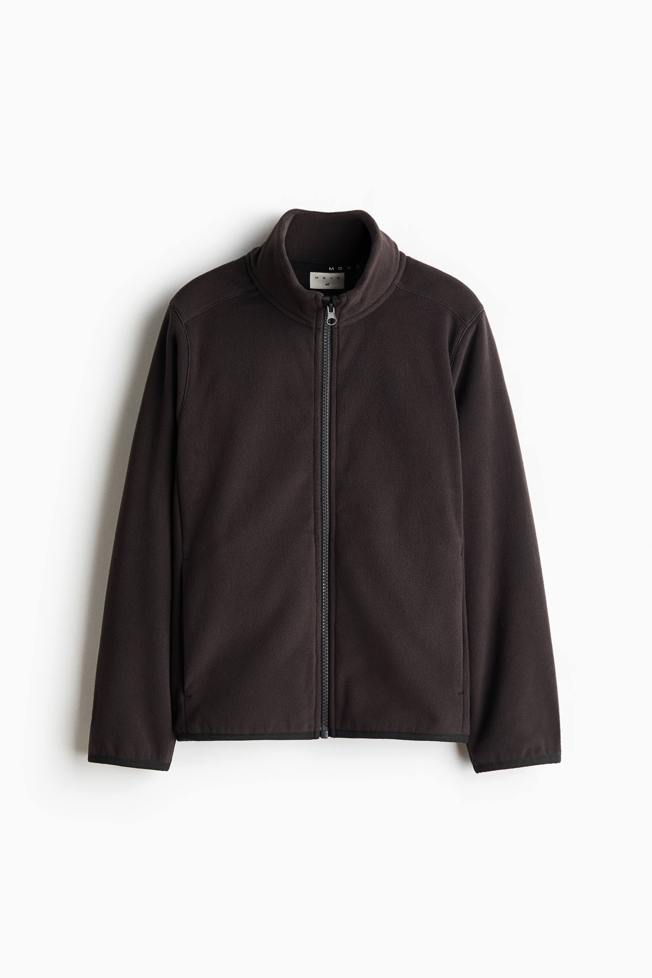 View larger image: Fleece sports jacket - Black - Kids | H&M 1