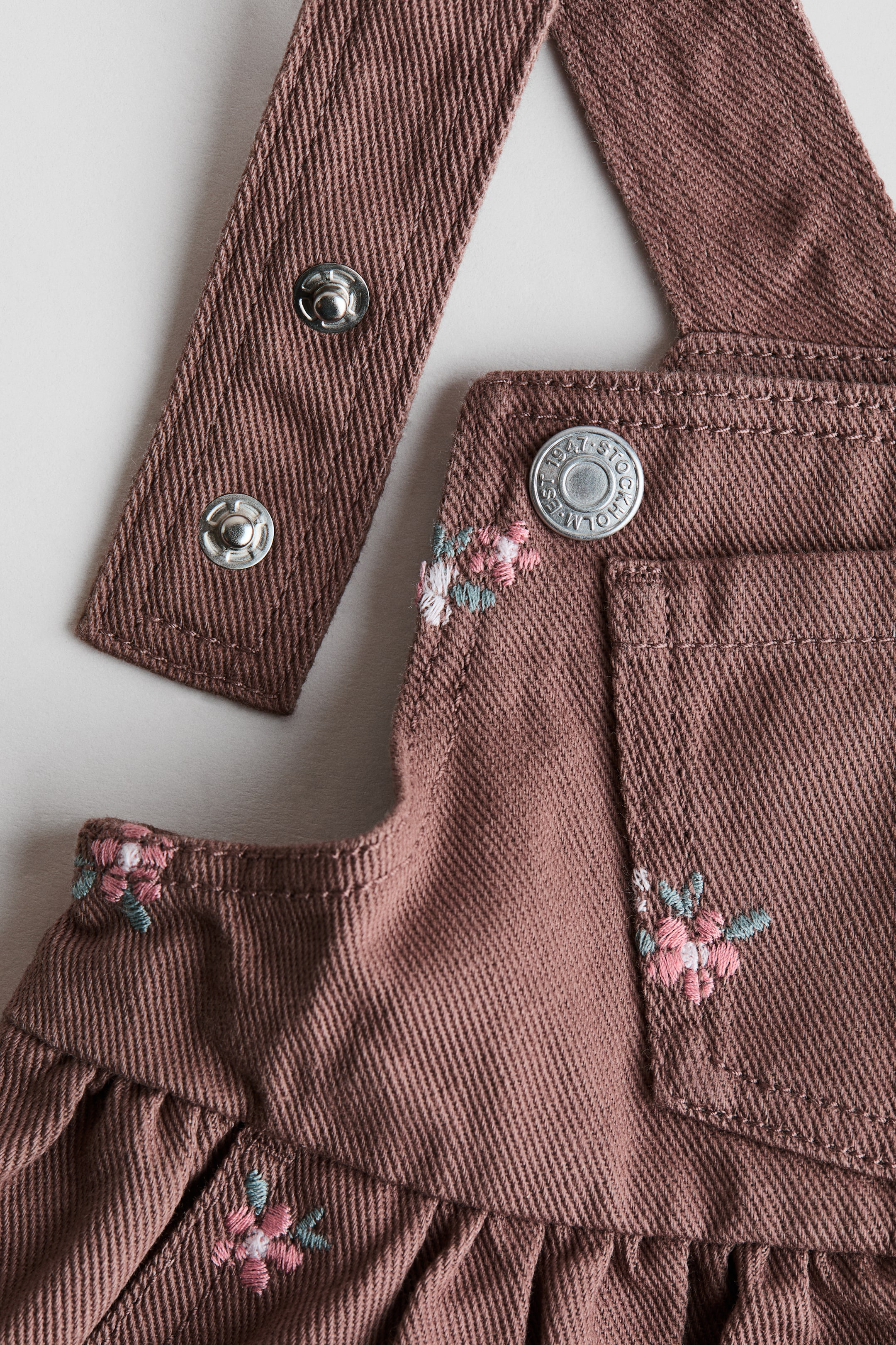 2-Piece Overall Dress and Top Set