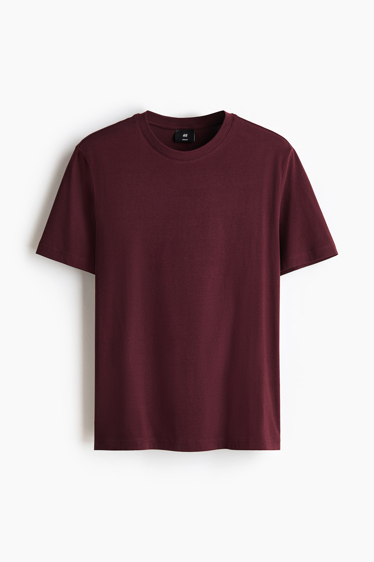 Regular Fit T-shirt - Burgundy/White/Black/Pink/Brown/Navy blue/Orange/Dark grey/Grey marl/Dark teal/Yellow/Khaki green/Green/Pink/Forest green/Light blue/Light purple/Pink/Beige/Light beige