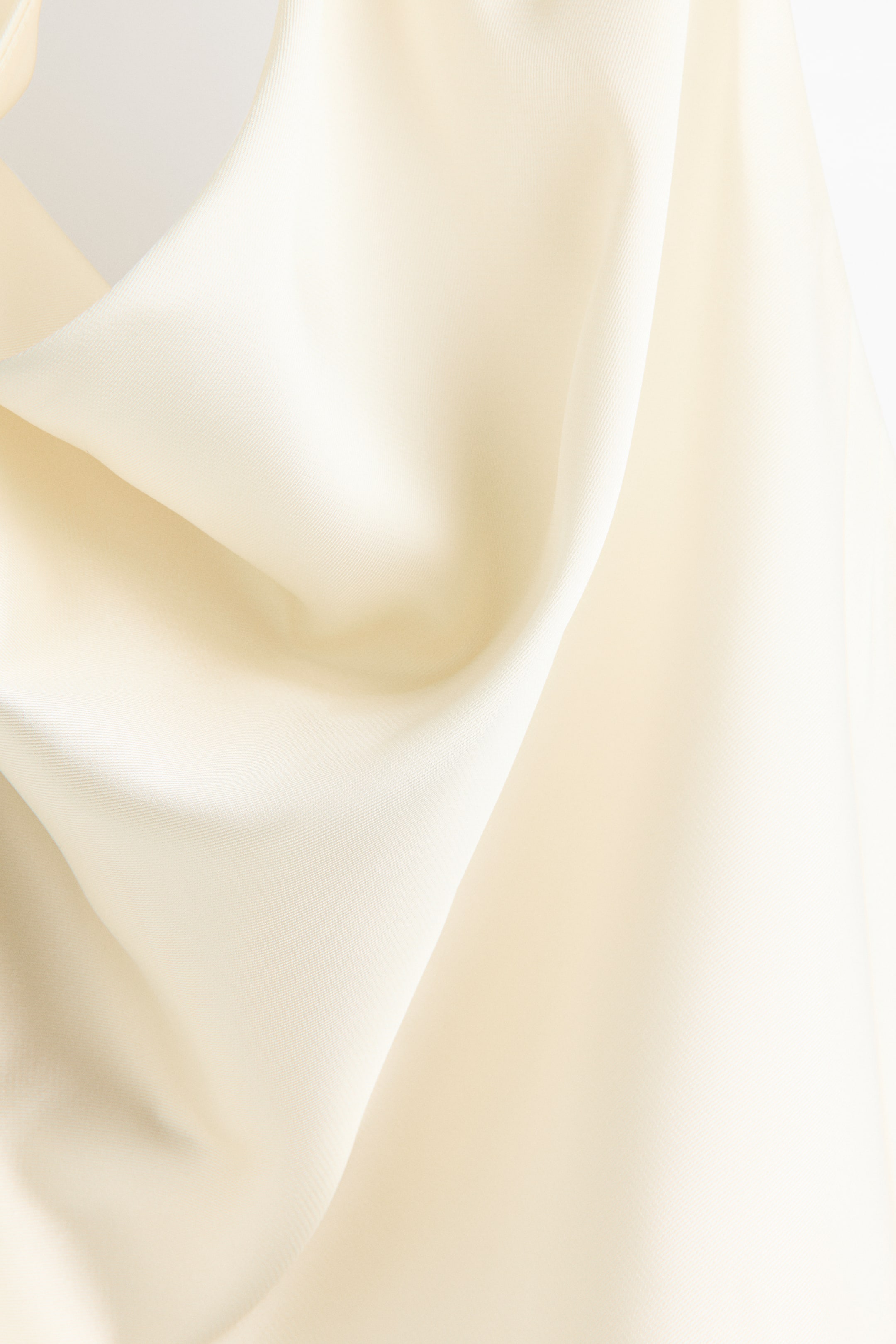 Satin Halterneck Crop Top