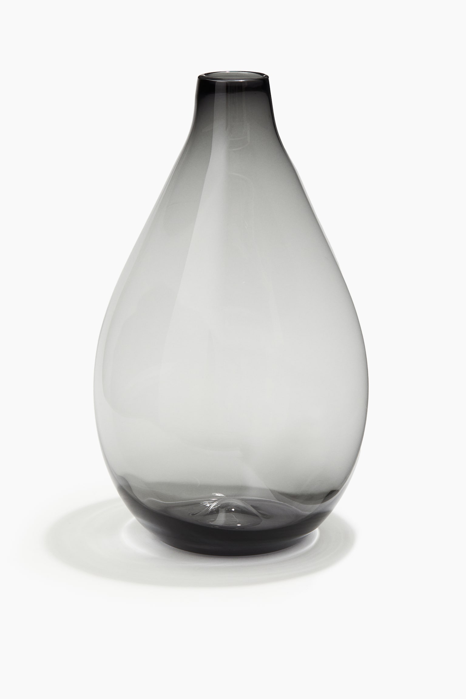 Tall teardrop vase - Dark grey - 1