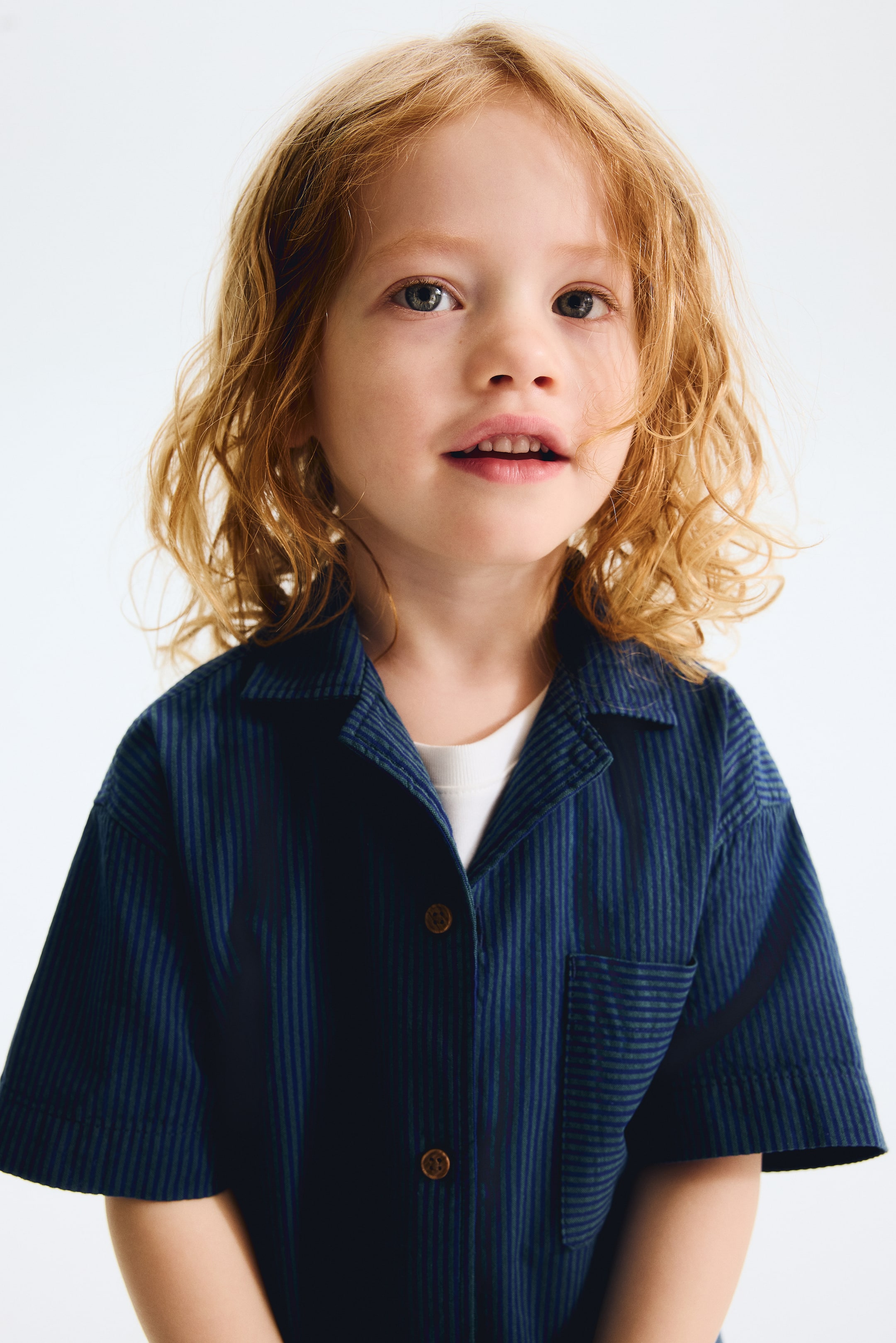 Детские рубашки H&M Seersucker Resort Shirt — фото 5
