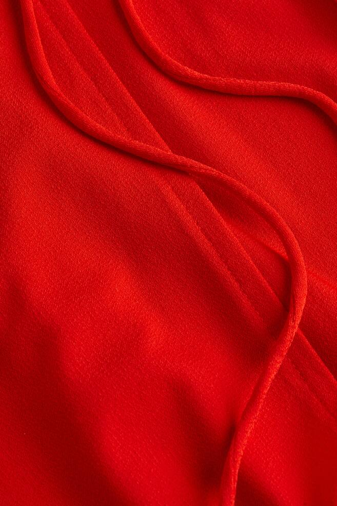 Jersey wrap dress - Red/Black/White/Black striped/Light turquoise/dc/dc - 4