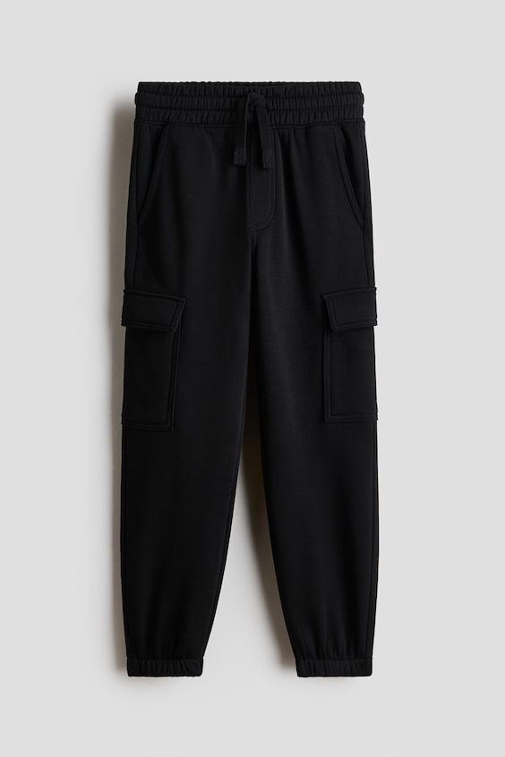 Детские брюки H&M Brushed-Inside Cargo Joggers