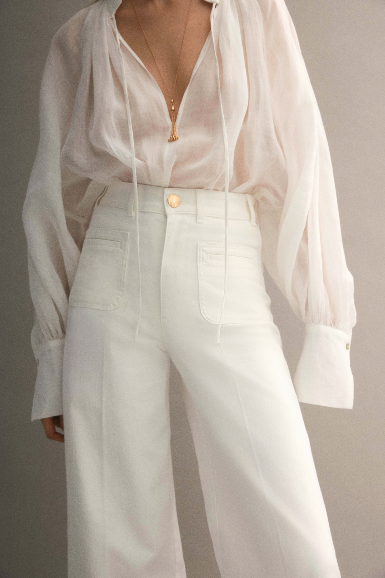 Wide High Jeans - image 4