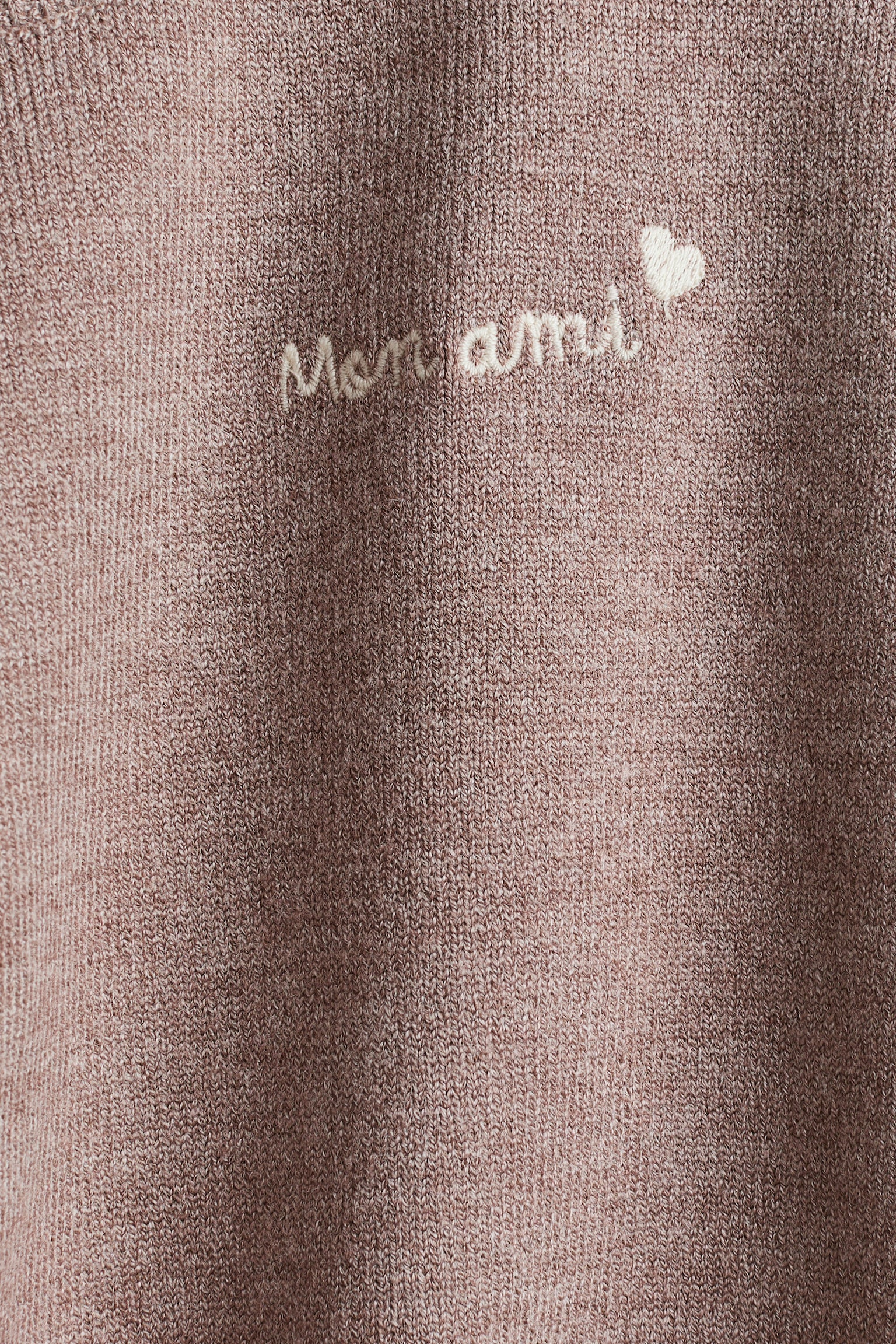 Детский свитер H&M Sweater with Eyelet-Embroidered Trim, цвет: Светлый бежевый — фото 7