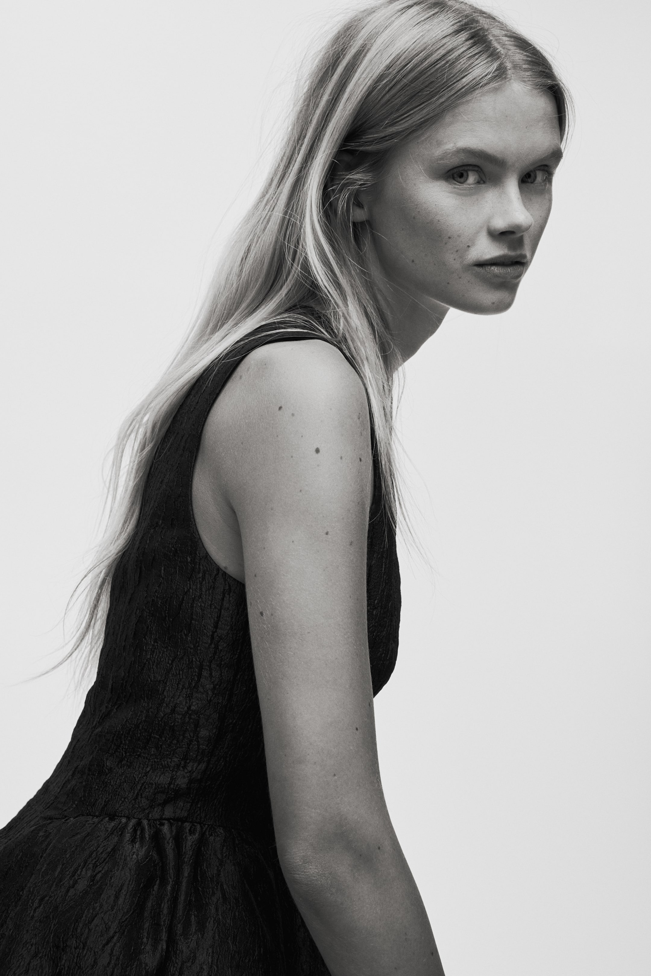 View larger image: Jacquard-Weave Dress - Black - Ladies | H&M US 3