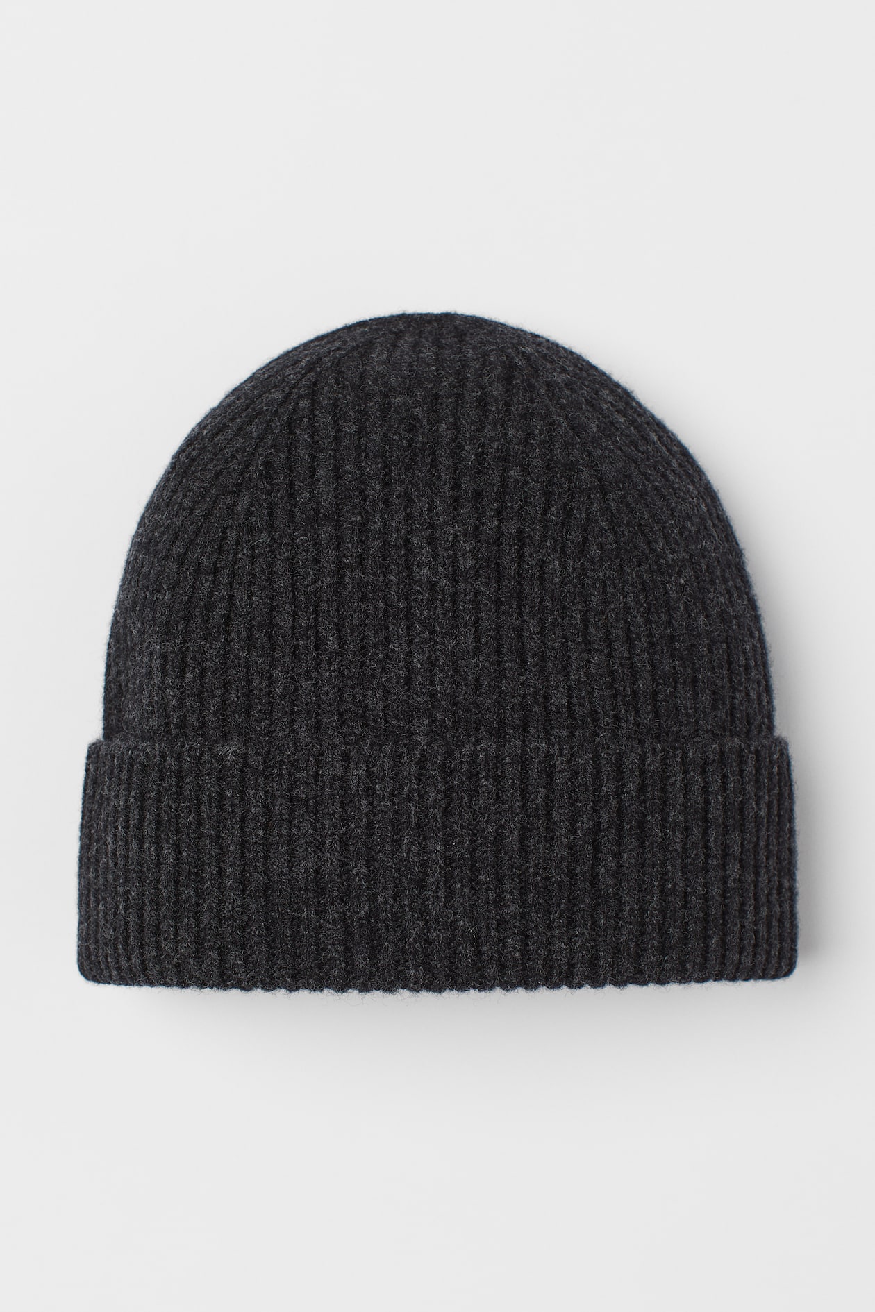 Wool Hat - Dark gray melange - Men | H&M US