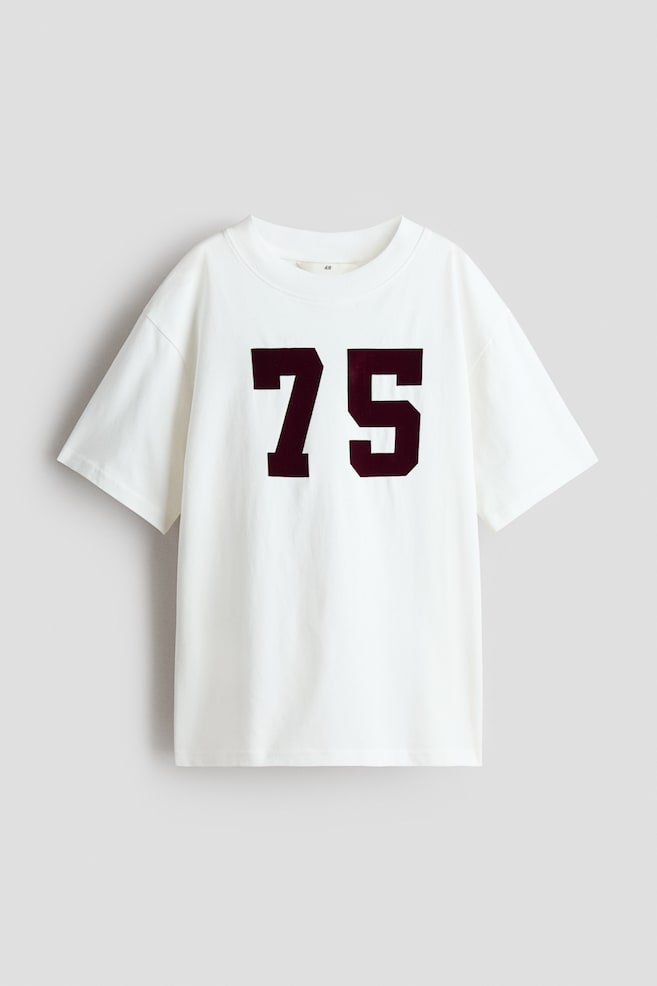 Printed T-shirt - White/75 - 1