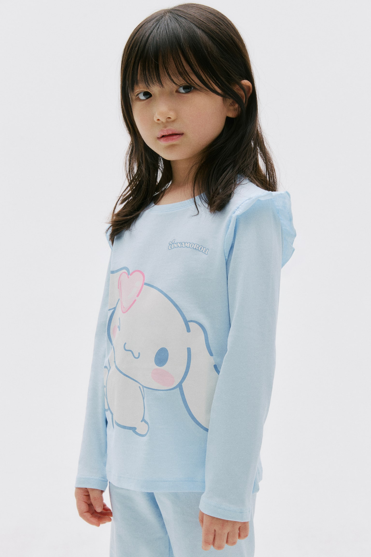 Cotton Pajamas with Printed Motif - Light blue/Cinnamoroll/Purple/Kuromi - 5