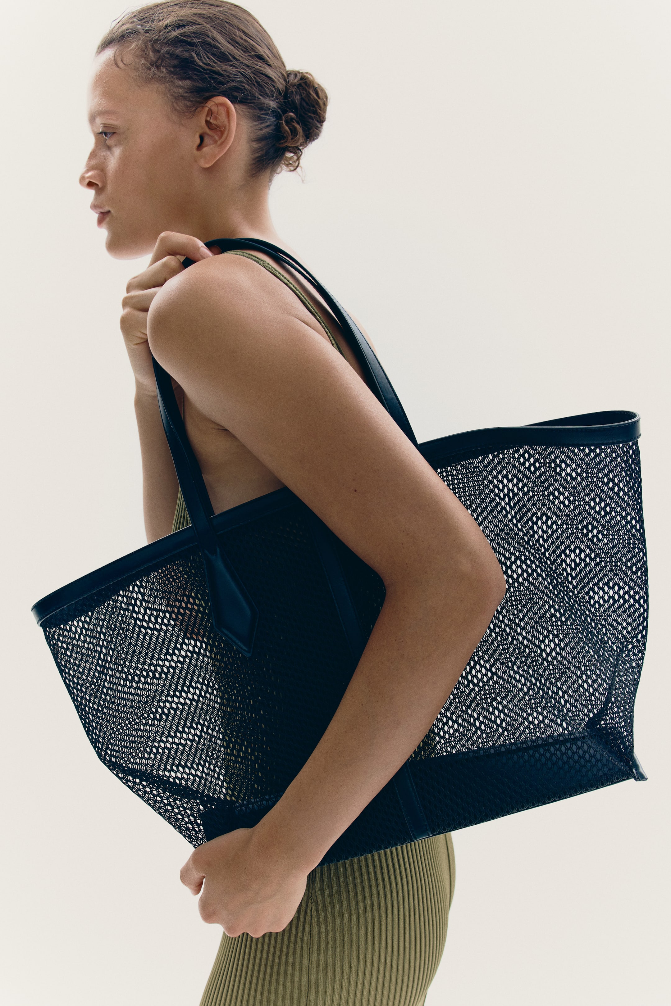 Женские сумки H&M Net Shopper — фото 4
