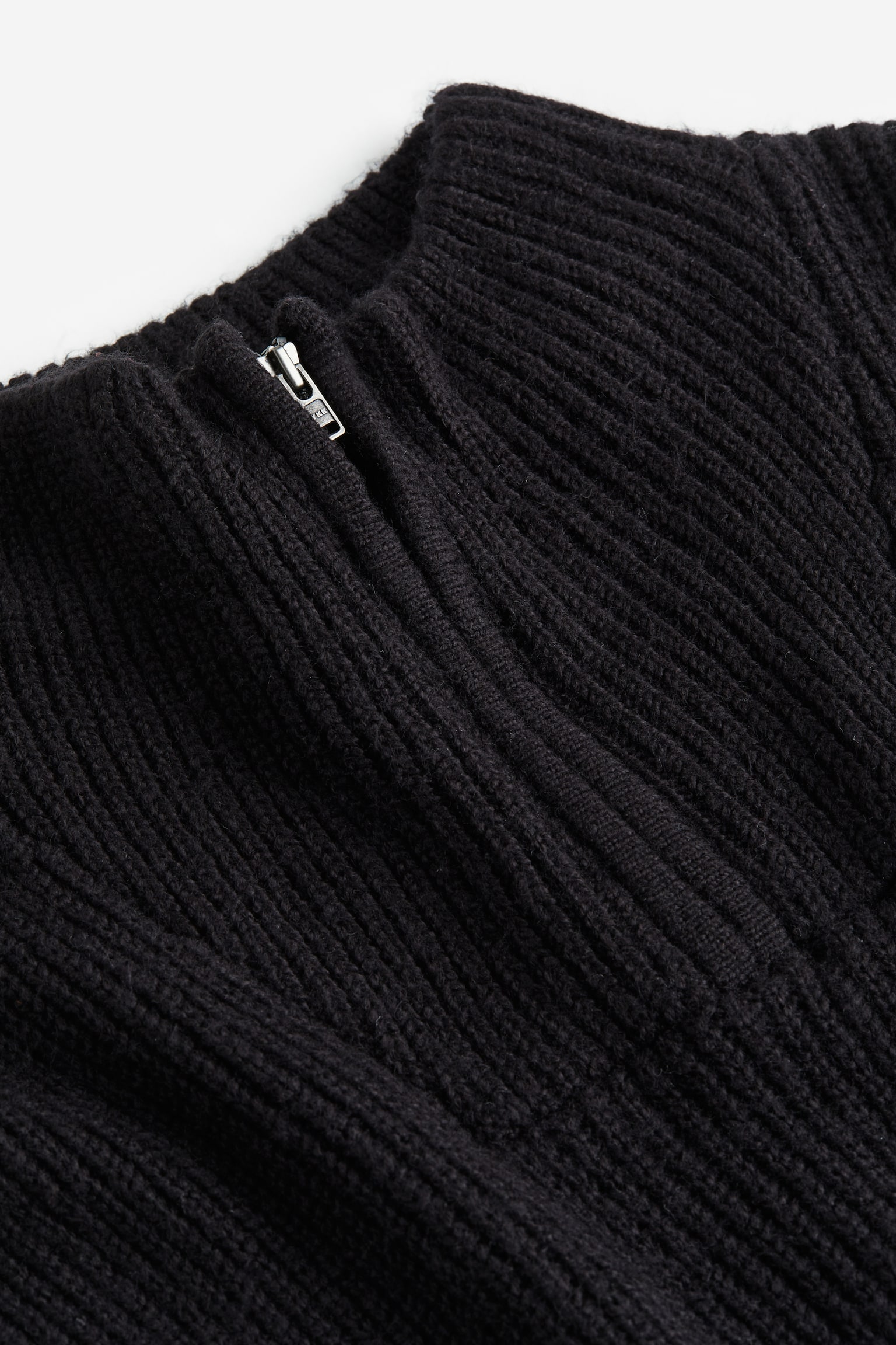 Half Zip Sweater - Black - 2