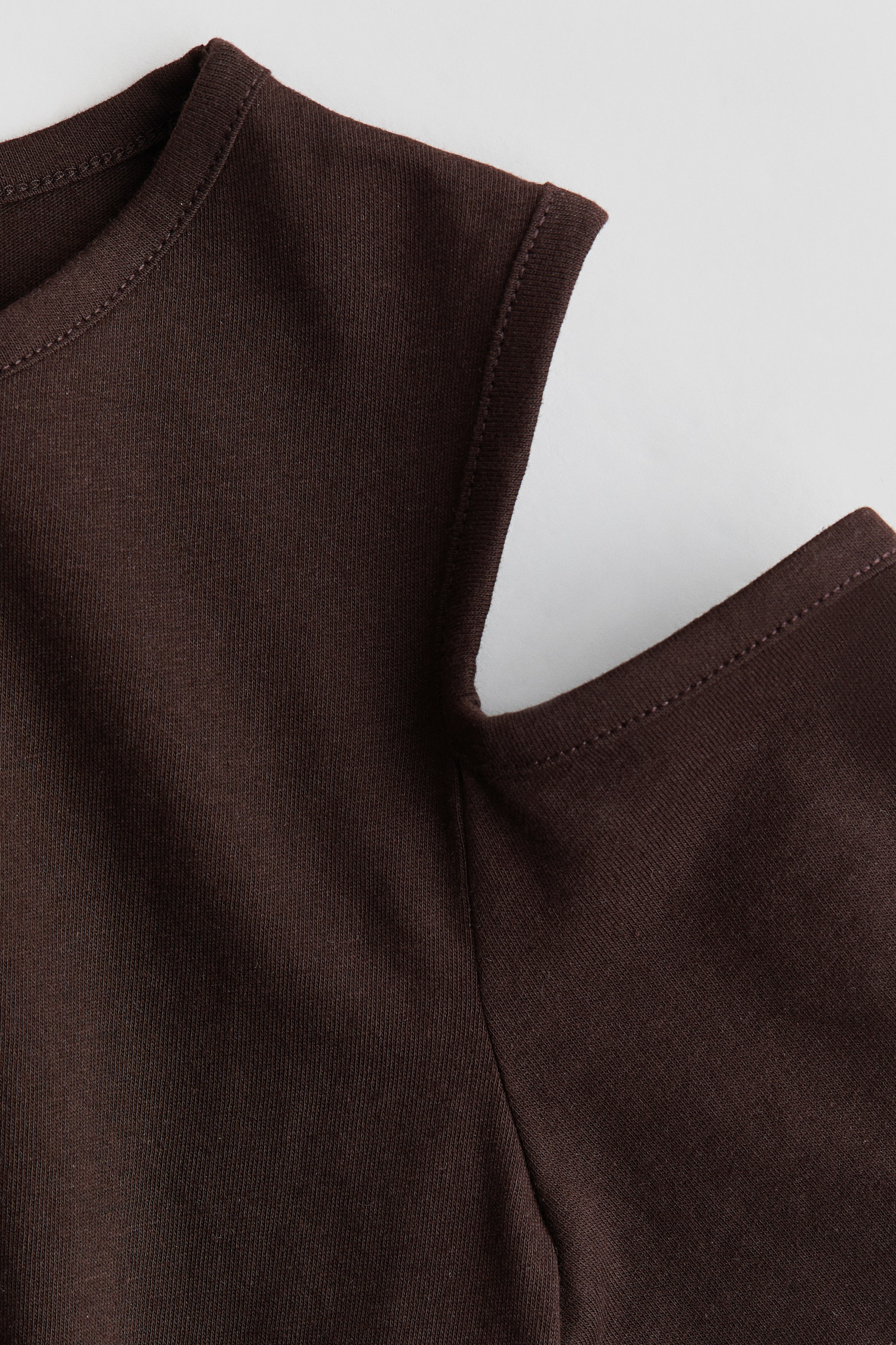 Open-Shoulder Cotton Top